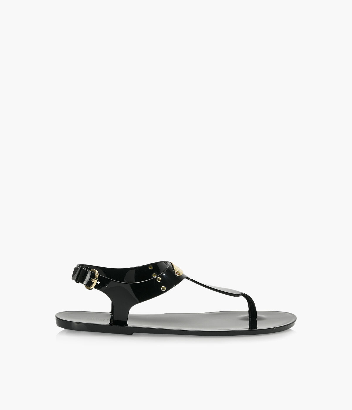 Mk plate jelly sandals hot sale