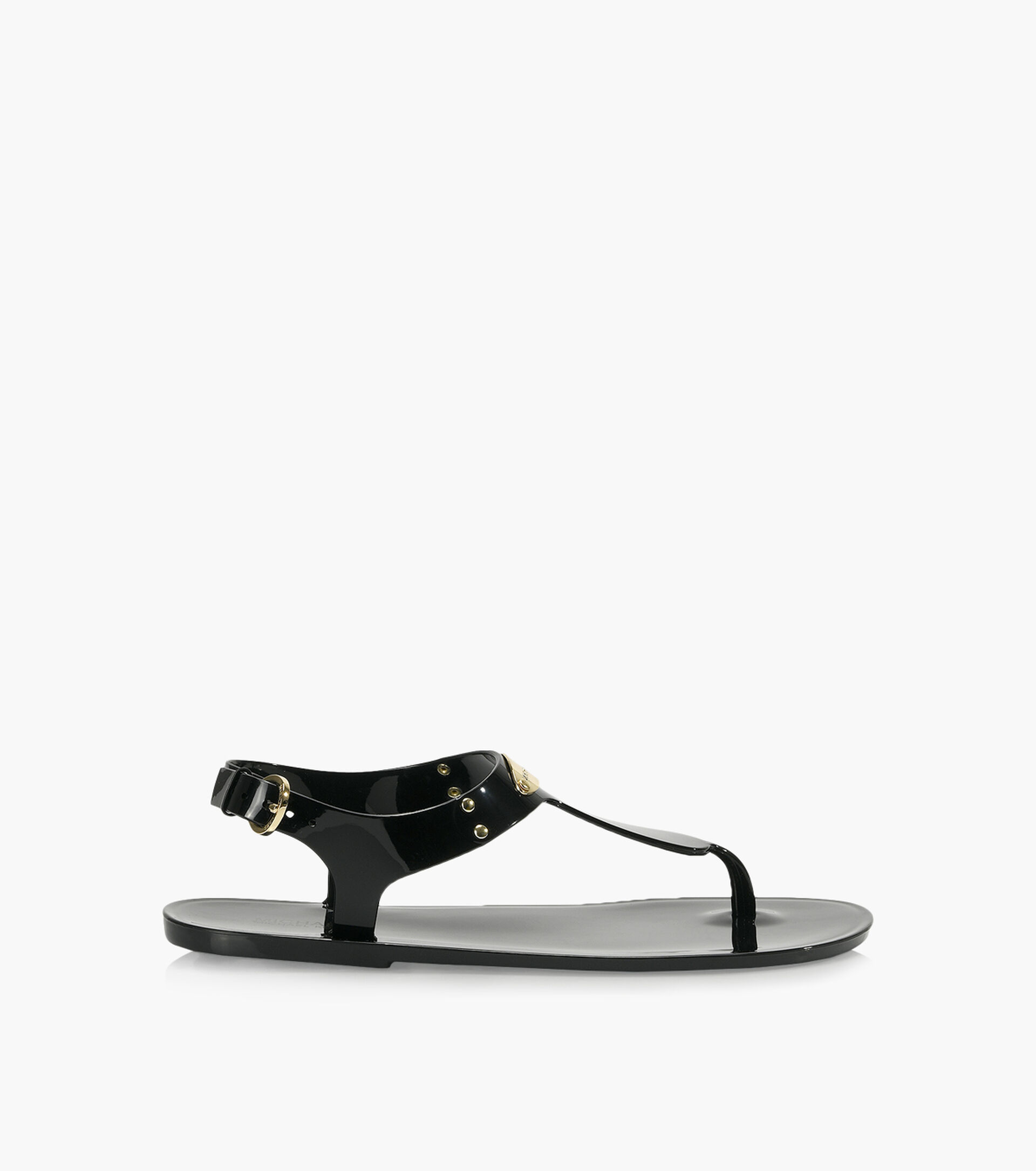MICHAEL MICHAEL KORS MK PLATE JELLY - Black Rubber | Browns Shoes