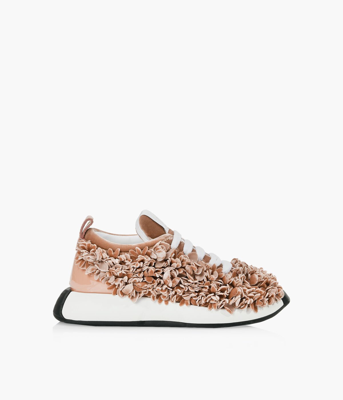 GIUSEPPE ZANOTTI FEROX Pink Fabric Browns Shoes