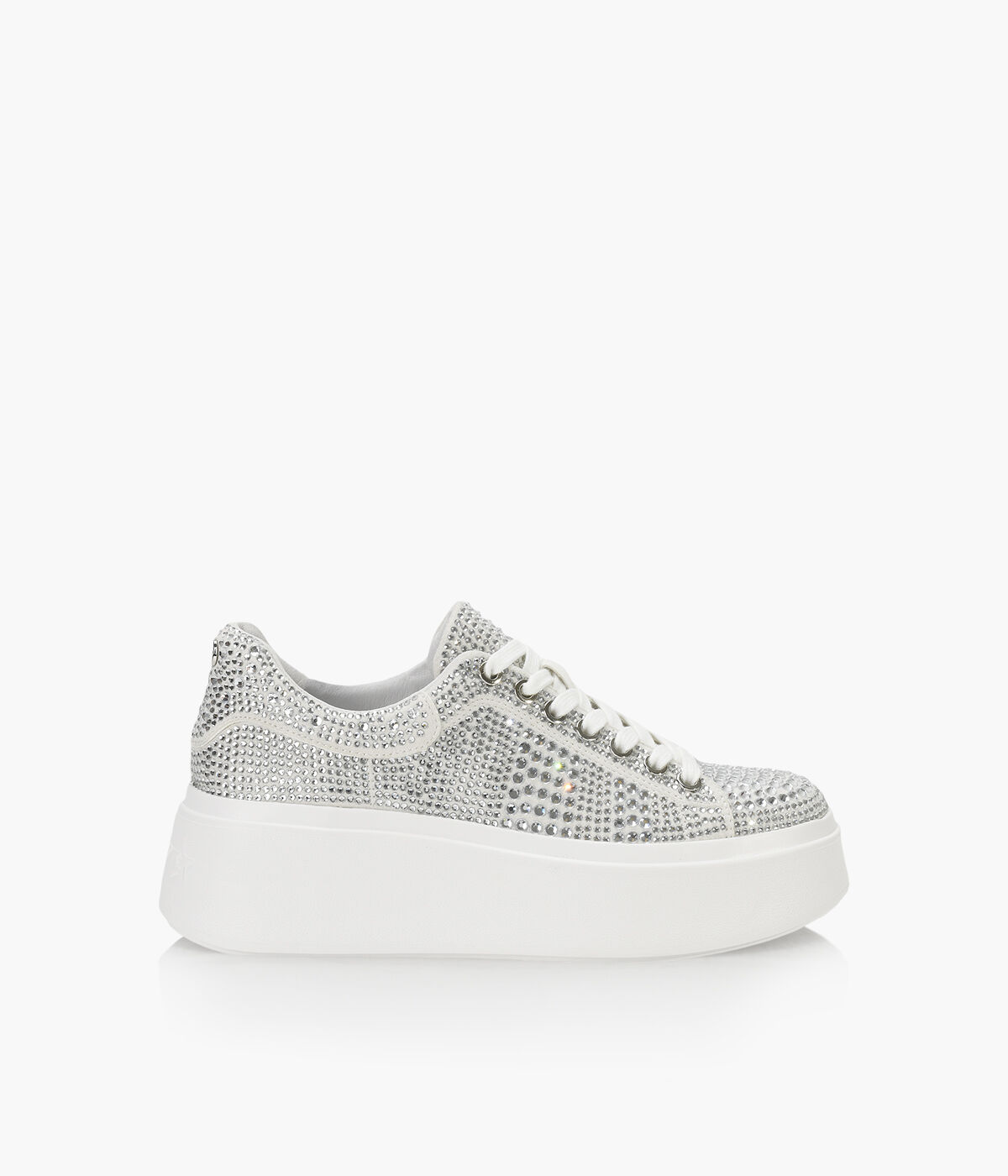 WISHBONE ABBY CRYSTAL SNEAKER Silver Suede Browns Shoes