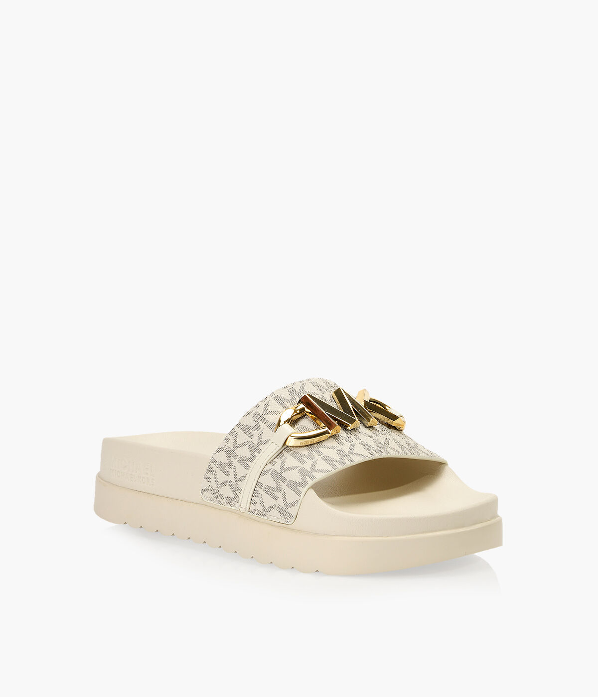 MICHAEL MICHAEL KORS TYRA SLIDE Leather Browns Shoes
