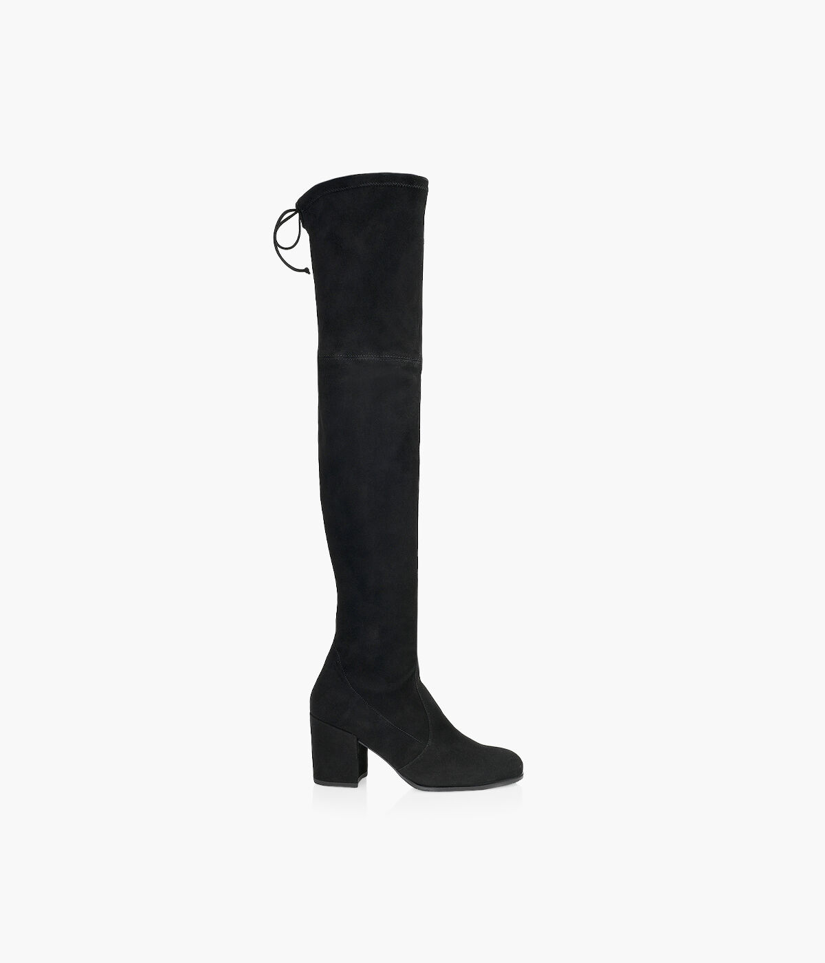 STUART WEITZMAN TIELAND Black Suede Browns Shoes
