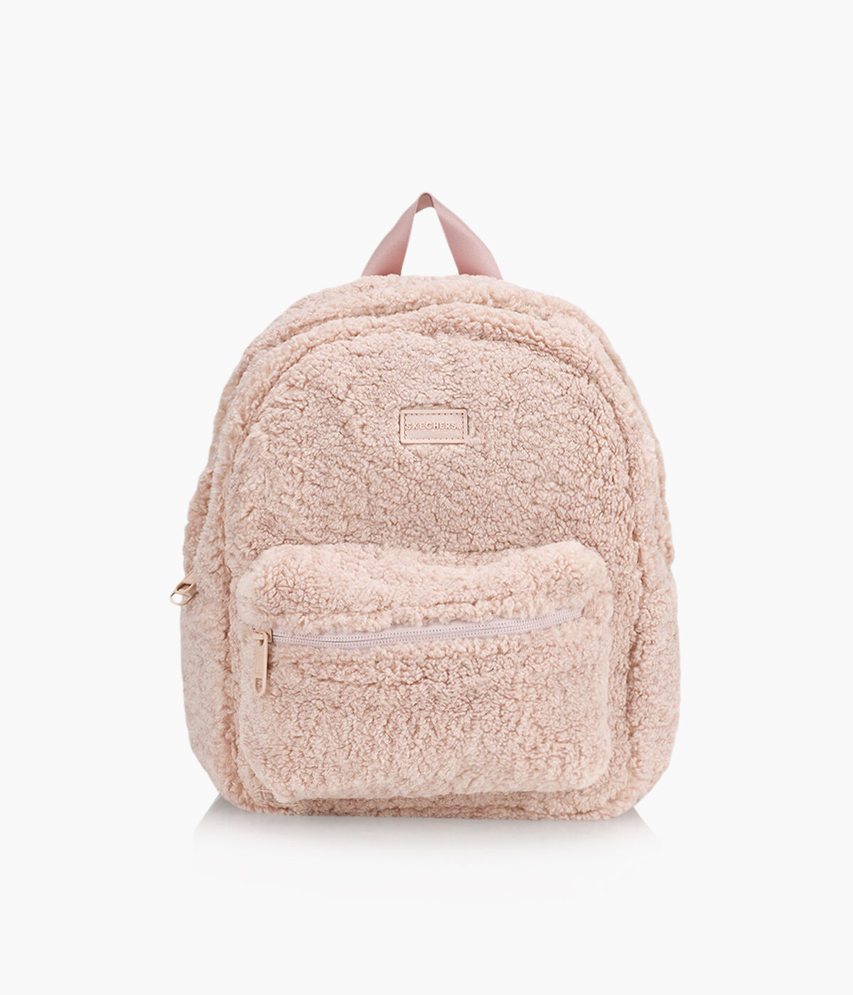 SKECHERS SHERPA BACKPACK Pink Faux Fur Browns Shoes