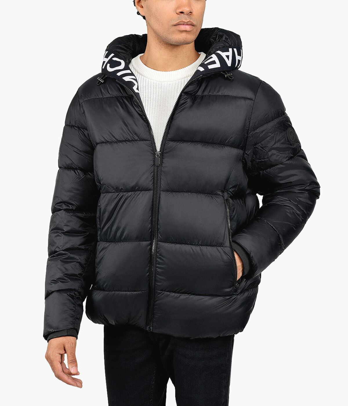 Michael kors online black mens jacket