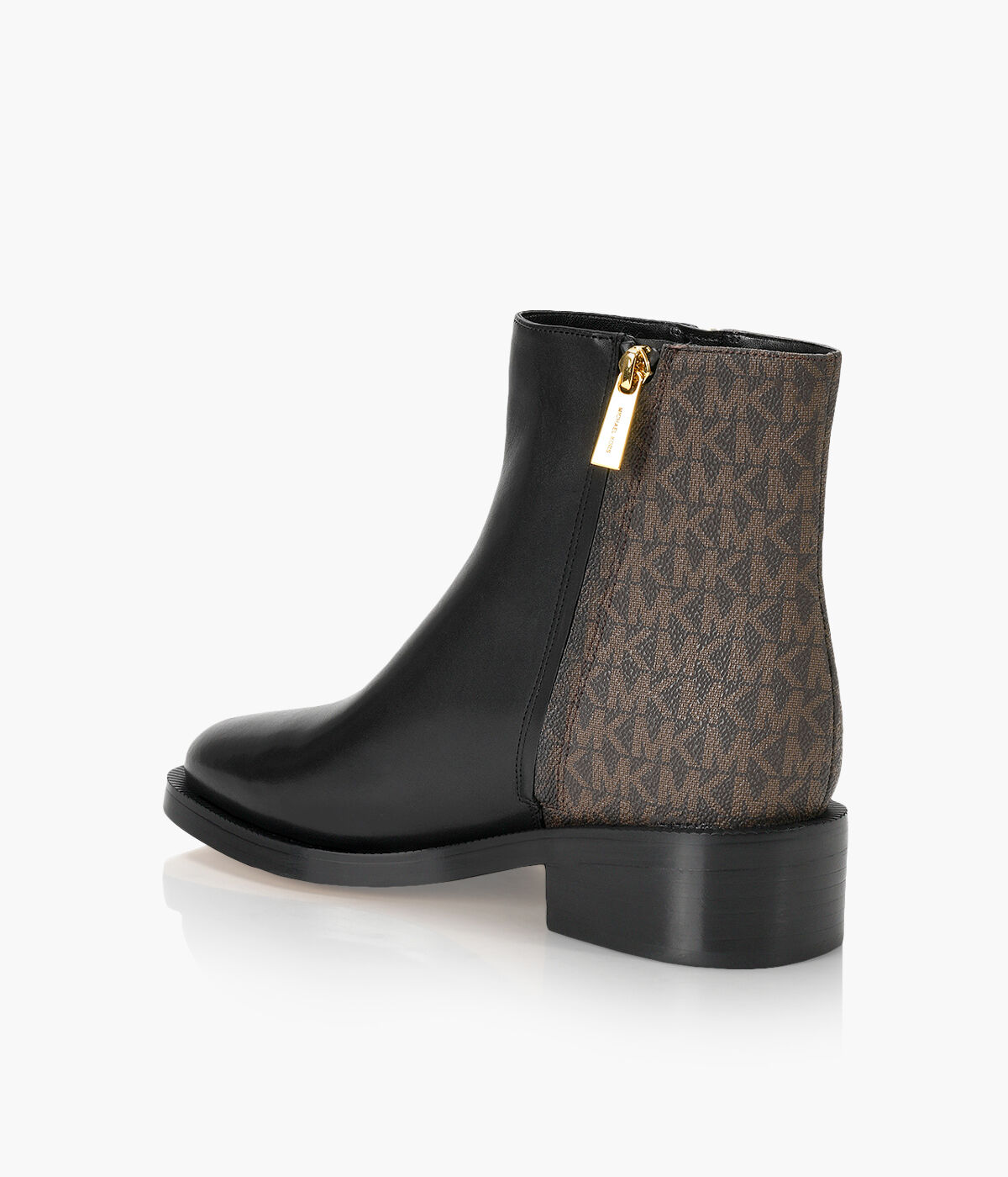 MICHAEL MICHAEL KORS REGAN FLAT BOOTIE Black Colour Leather