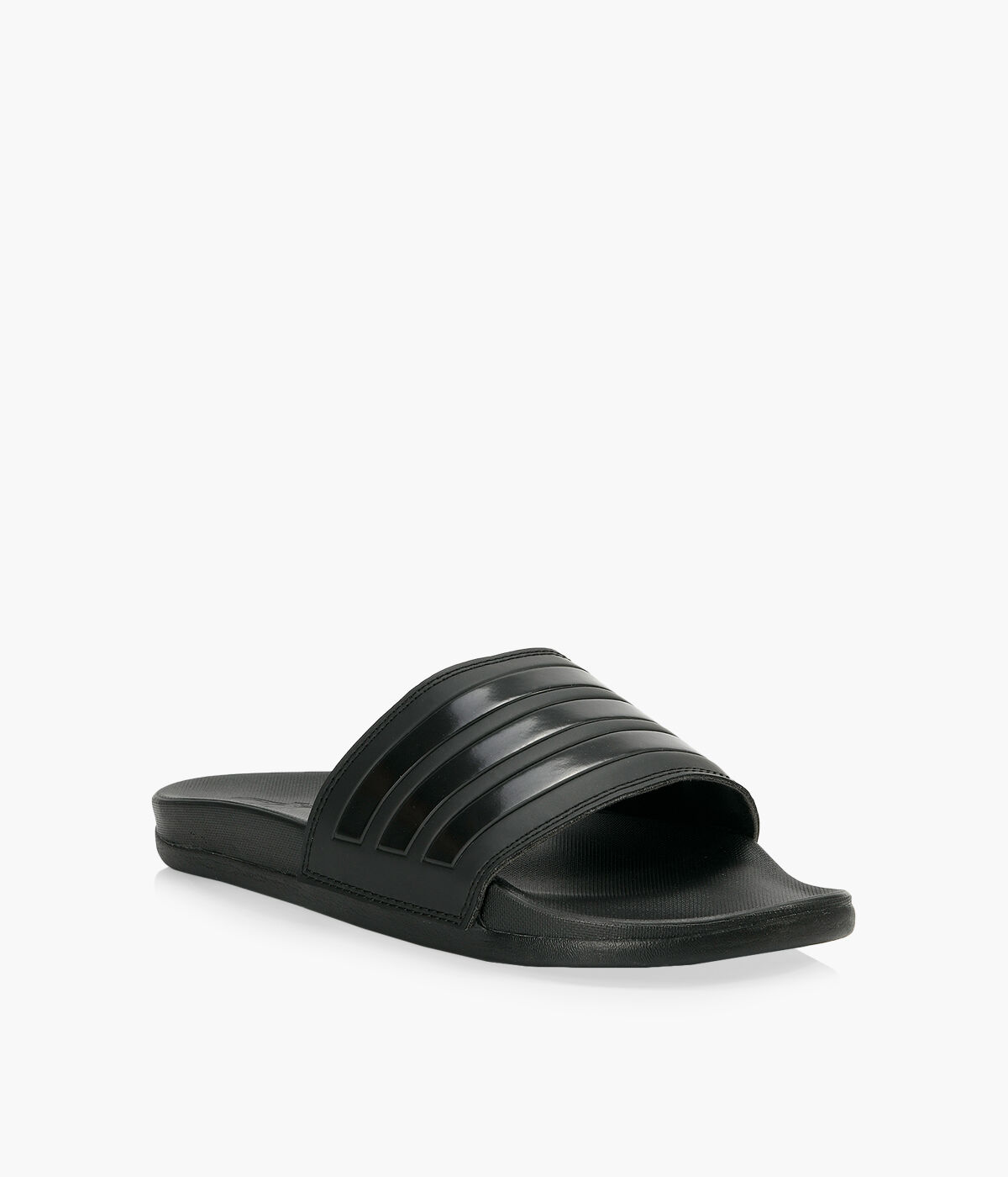 ADIDAS ADILETTE COMFORT SLIDES Black Synthetic Browns Shoes