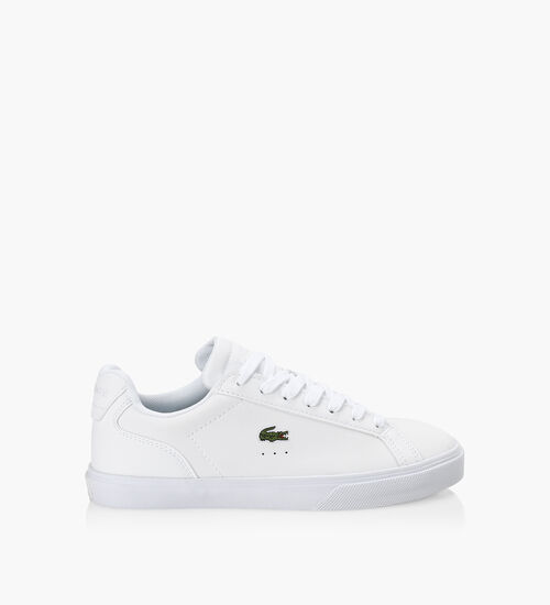 lacoste shoes white