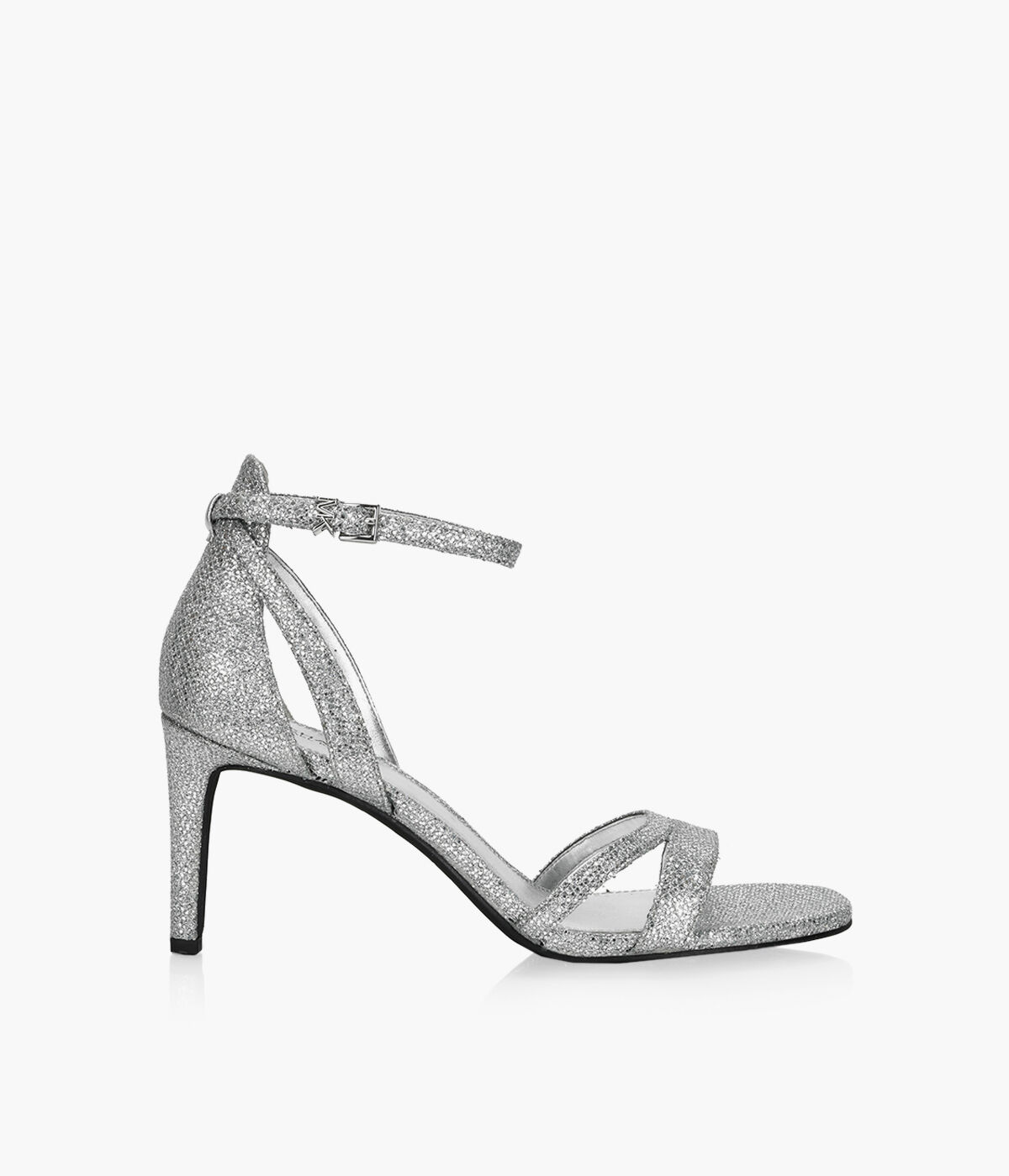 MICHAEL MICHAEL KORS KIMBERLY SANDAL Silver Glitter Browns Shoes
