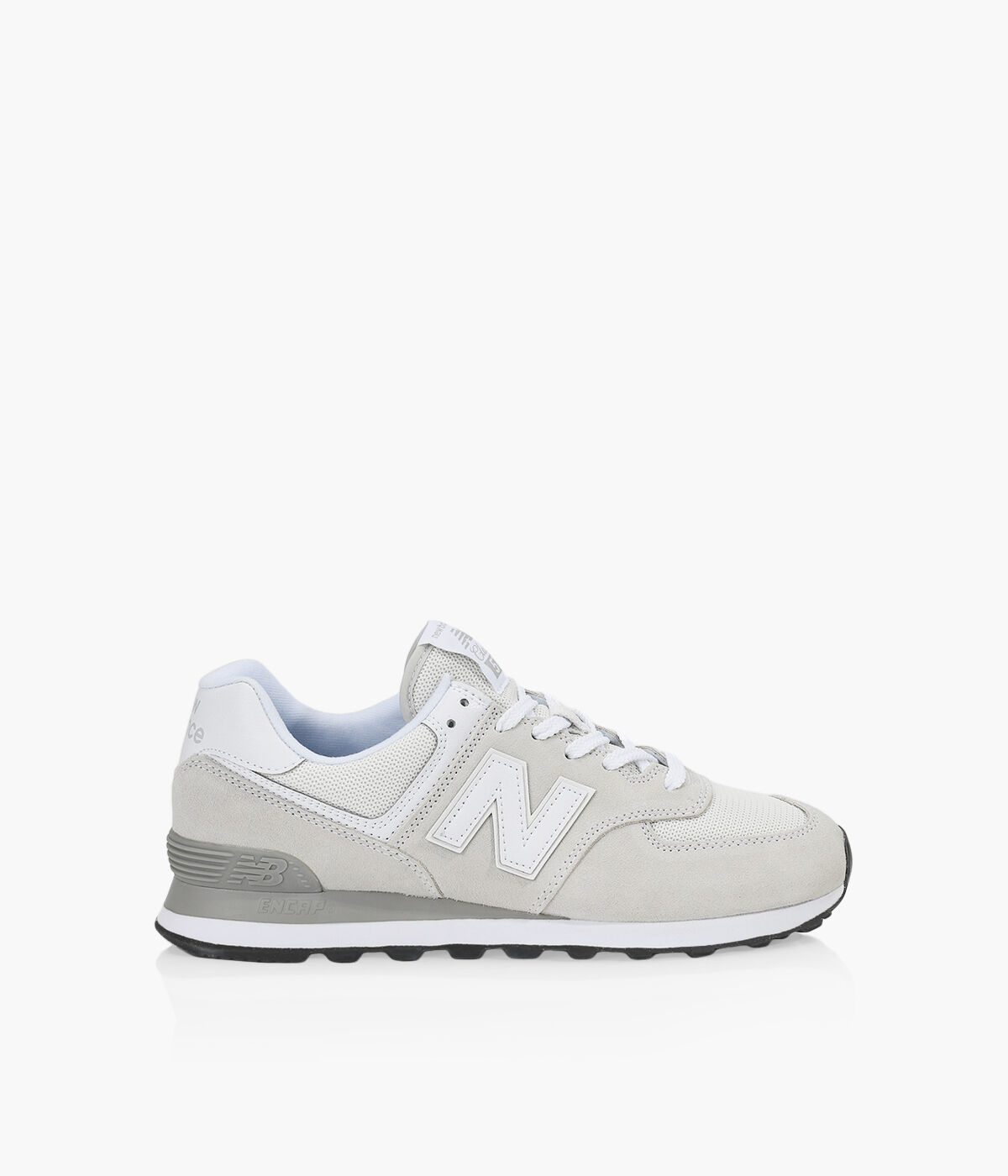 NEW BALANCE 574 Grey Fabric Browns Shoes