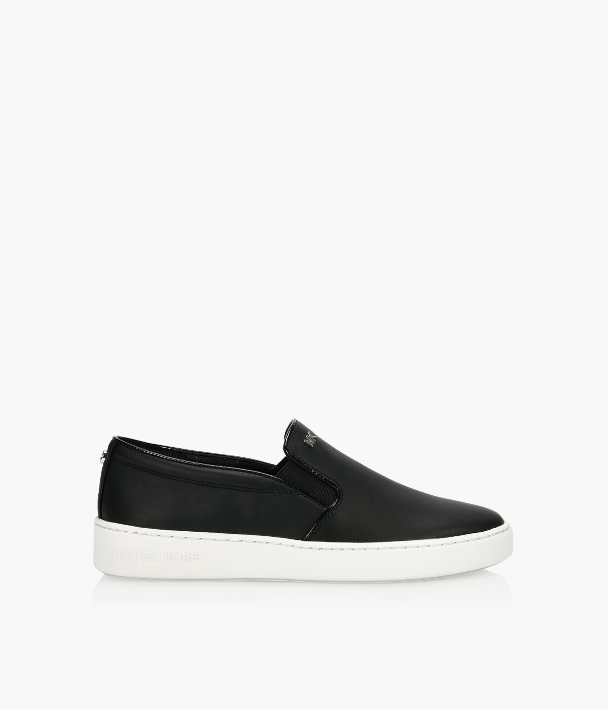 mk black slip on shoes