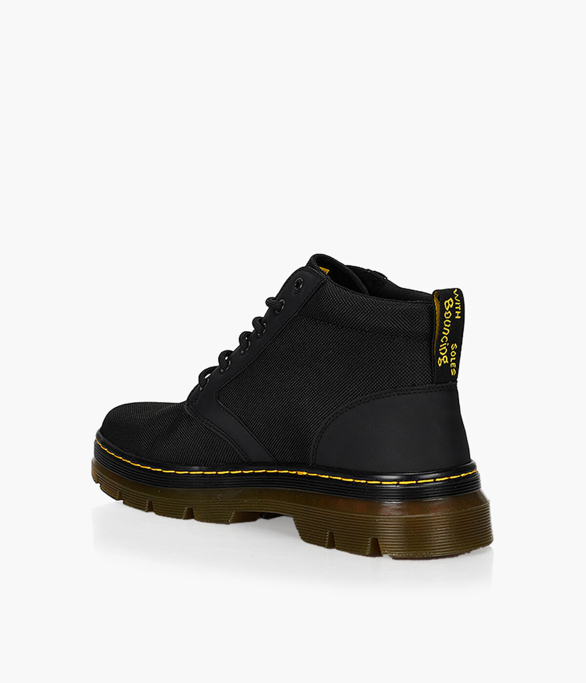 DR. MARTENS BONNY POLY CASUAL BOOTS Black Nylon Browns Shoes