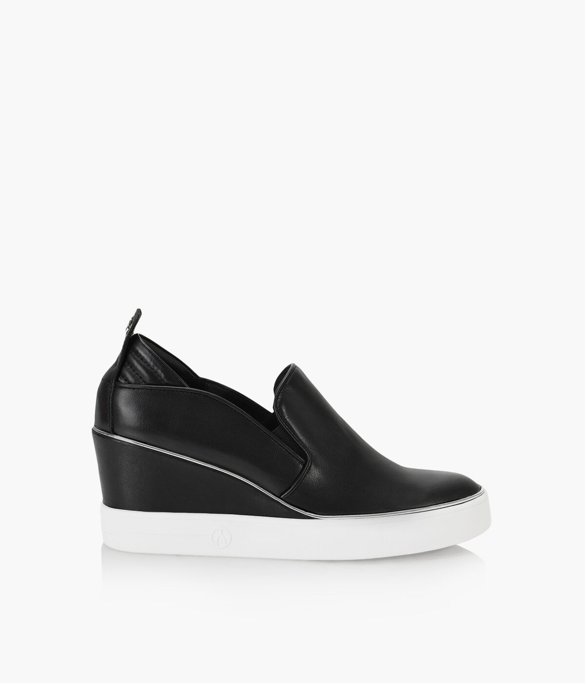 GIUSEPPE ZANOTTI Lorenz Zip-Front Wedge Sneaker, Shell – OZNICO