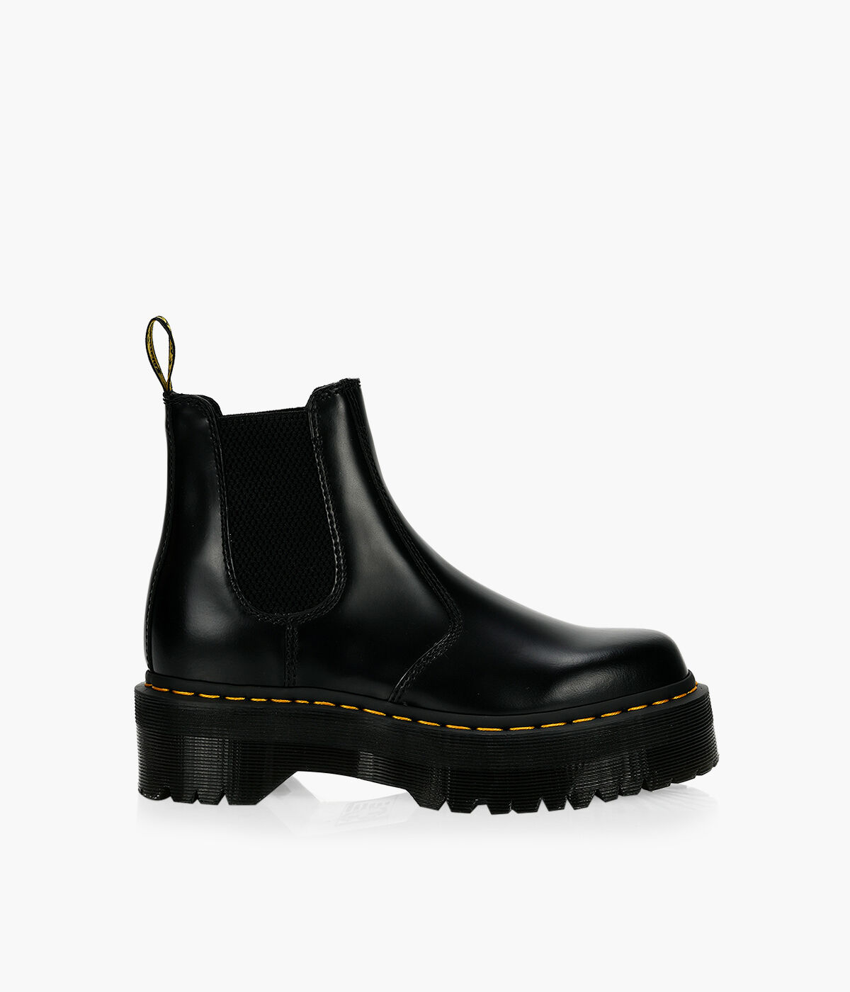 Black patent dr cheap marten chelsea boots