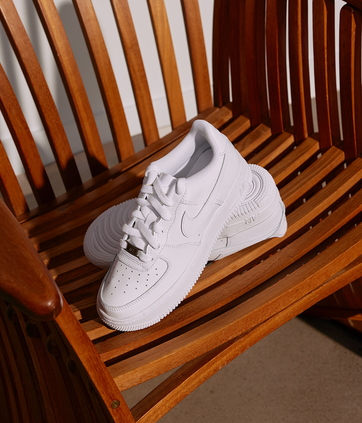 NIKE AIR FORCE 1 White Browns Shoes