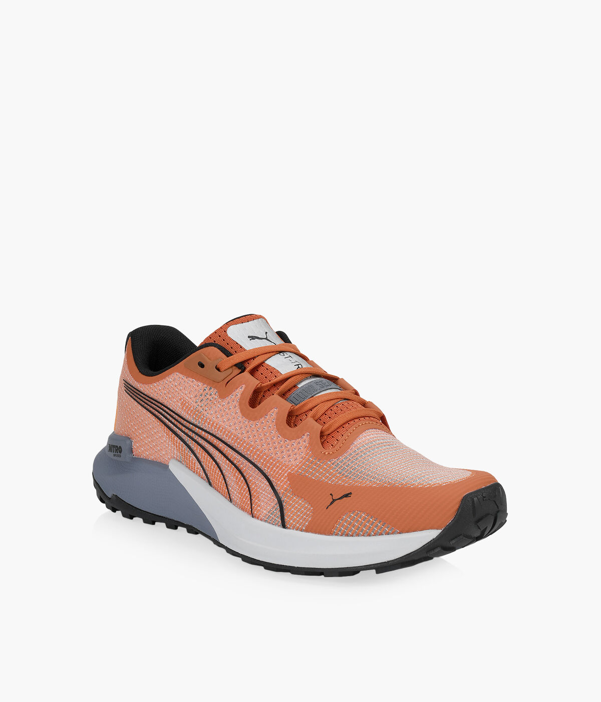 Brown and orange puma shoes 2025
