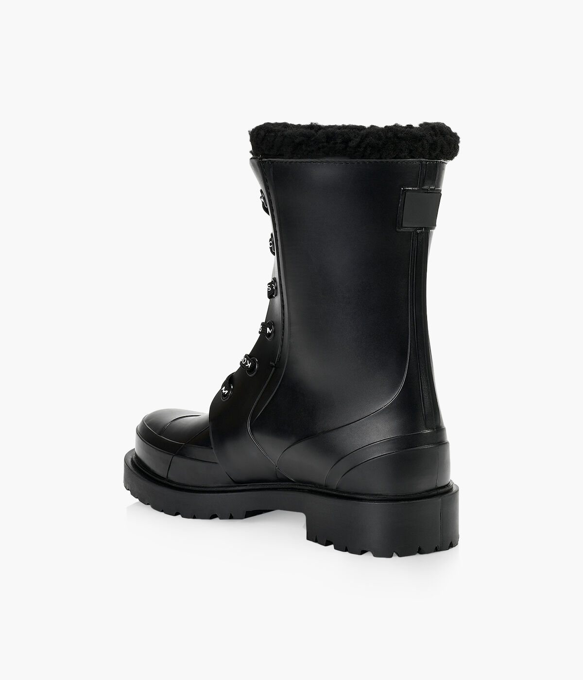 MICHAEL MICHAEL KORS MONTAIGNE RAINBOOT Black Rubber Browns Shoes