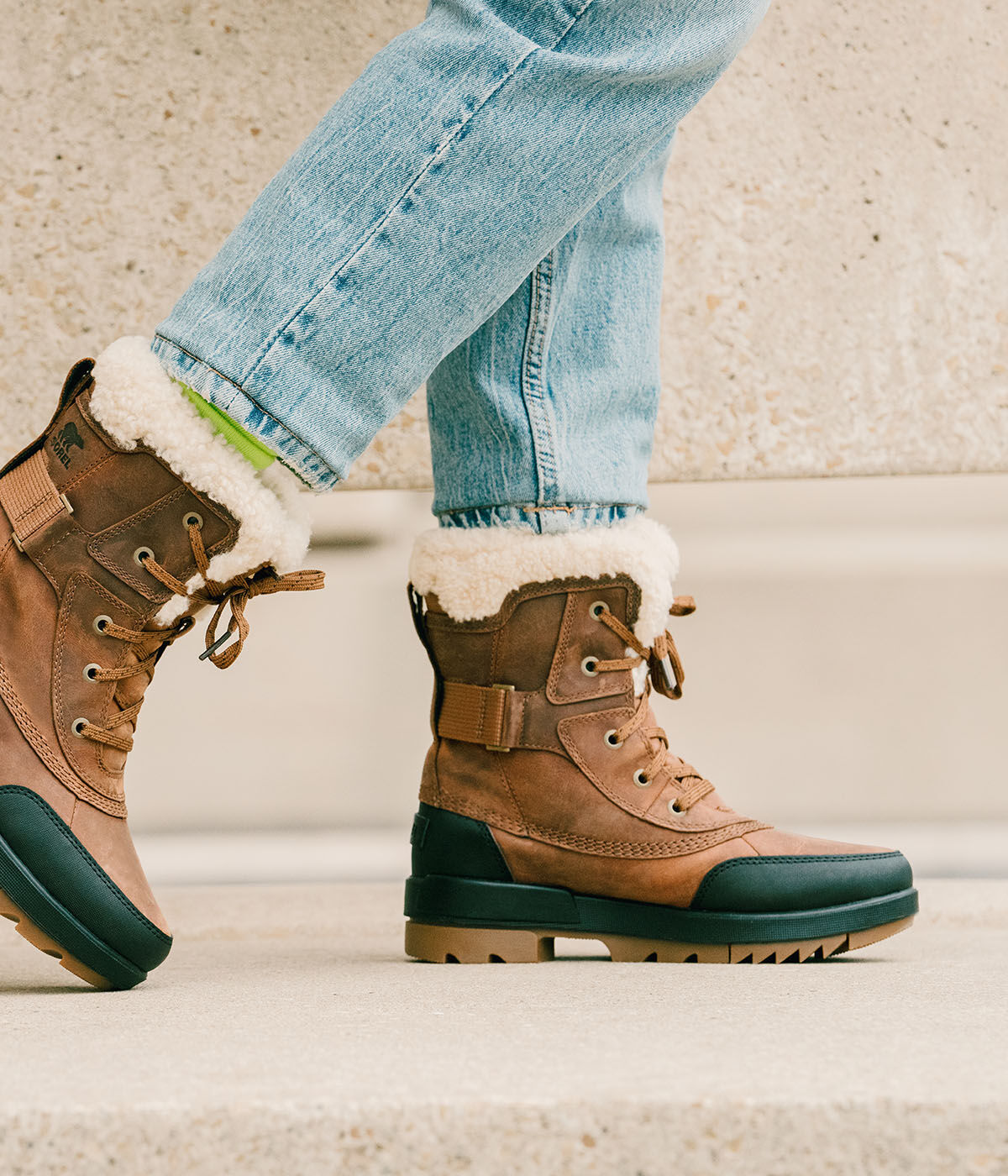 SOREL TIVOLI IV PARC BOOT Tan Leather Browns Shoes