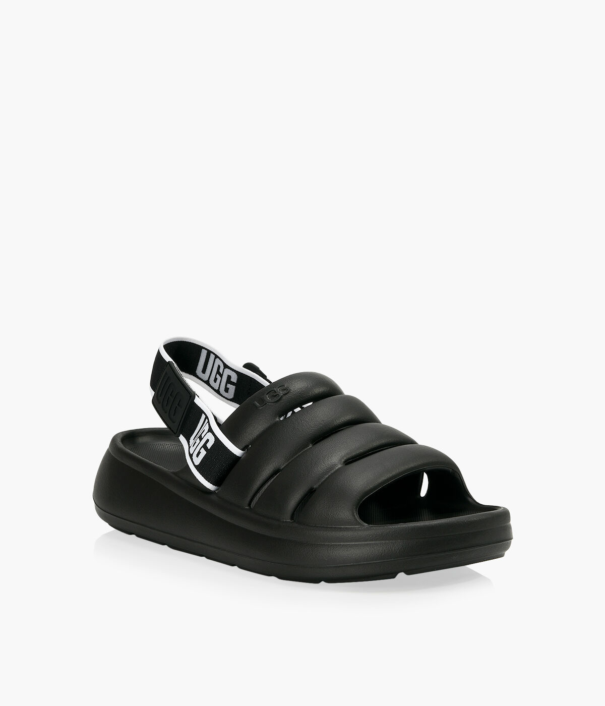 UGG SPORT YEAH Black Rubber Browns Shoes