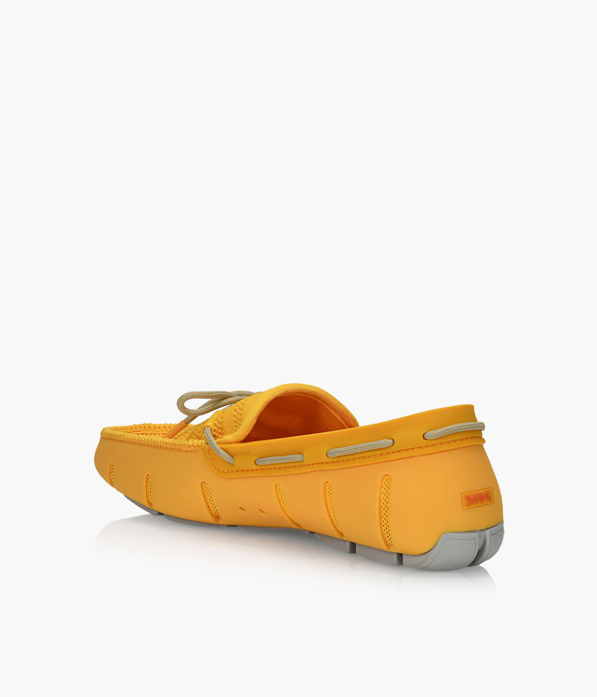 SWIMS KNIT LACE LOAFER Yellow Fabric Browns Shoes