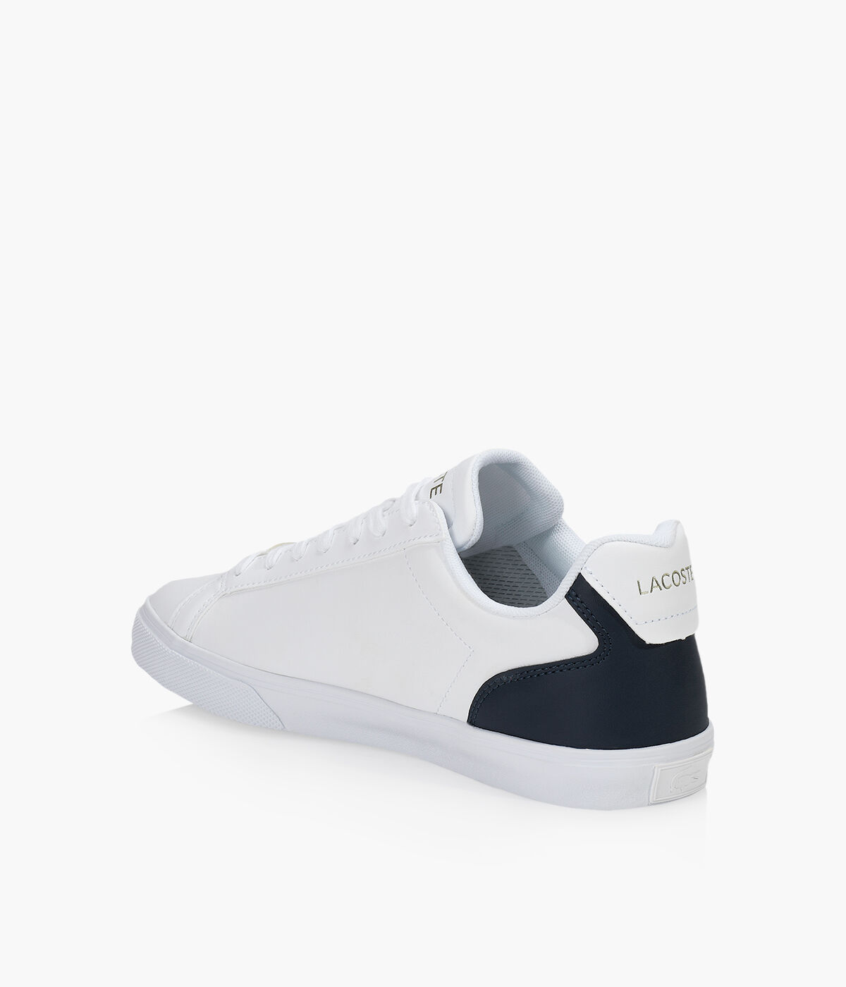 Lacoste lerond white leather hot sale