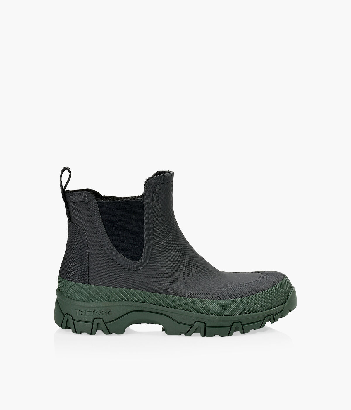 TRETORN GARPA PILE Black Rubber Browns Shoes