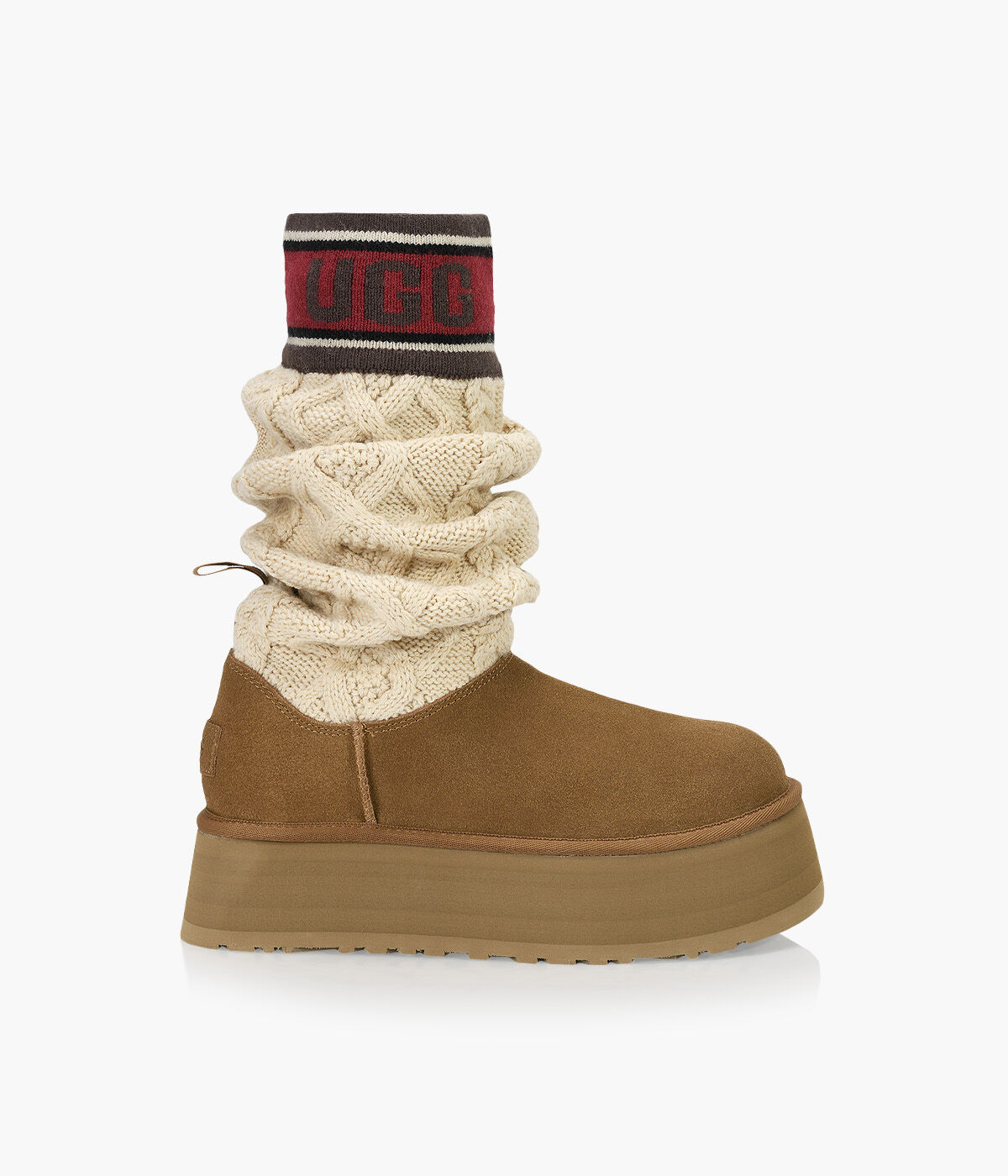 UGG CLASSIC SWEATER LETTER Tan Browns Shoes