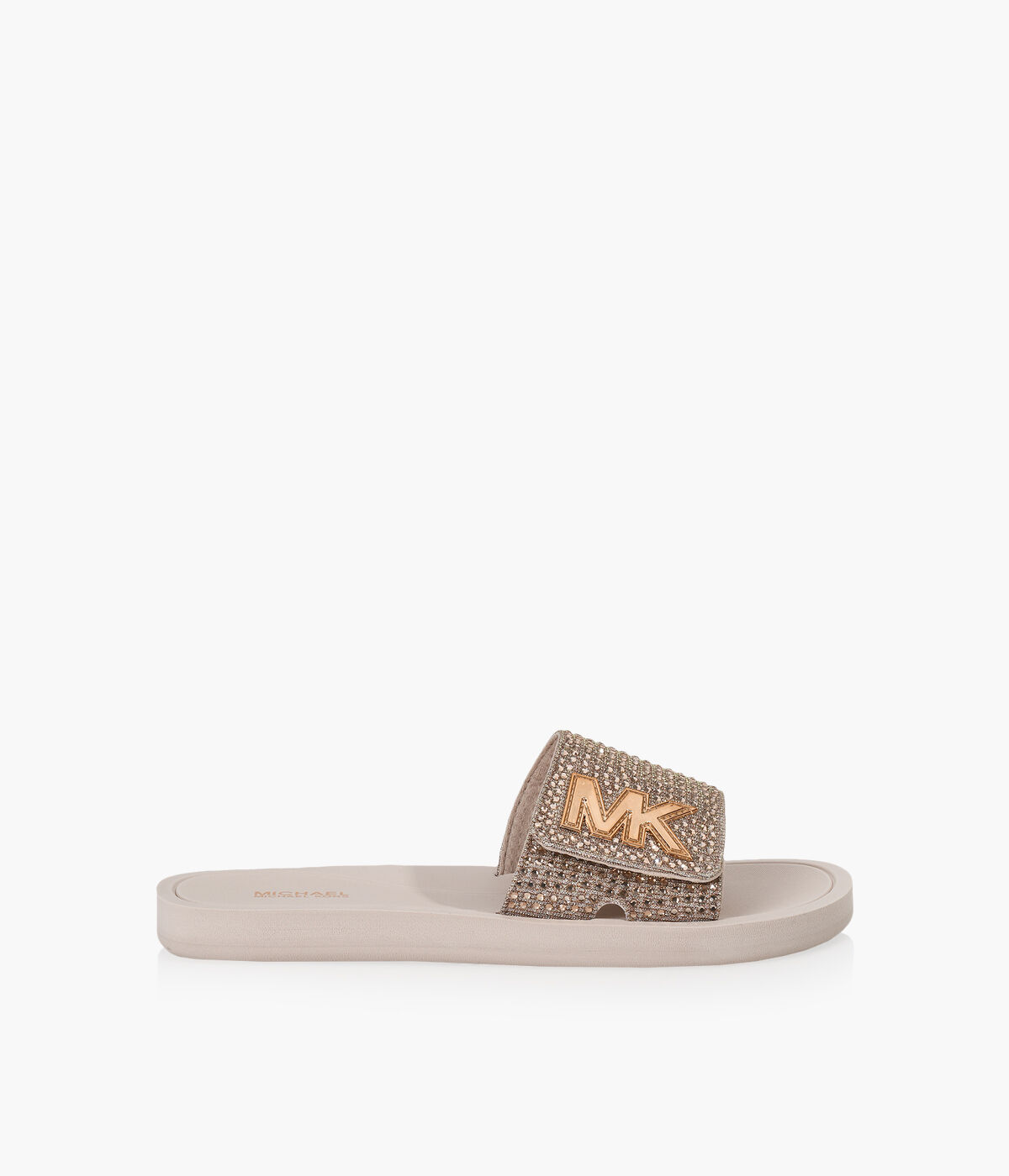 Michael kors slides womens gold online
