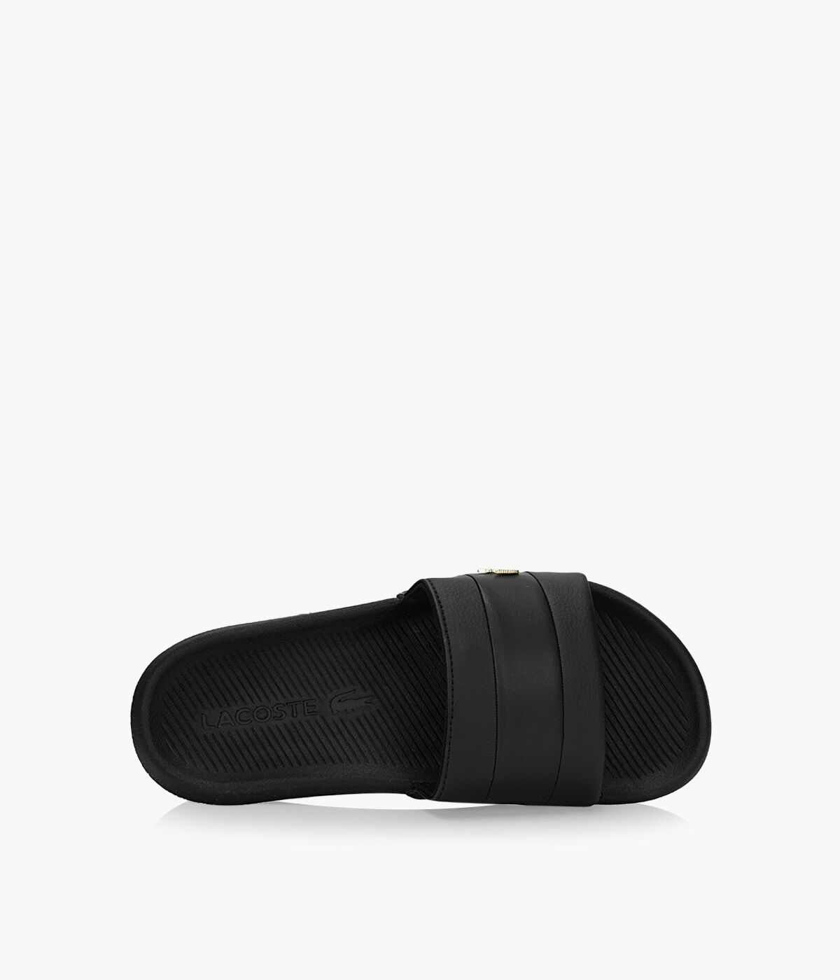 Lacoste frasier deluxe deals slides black