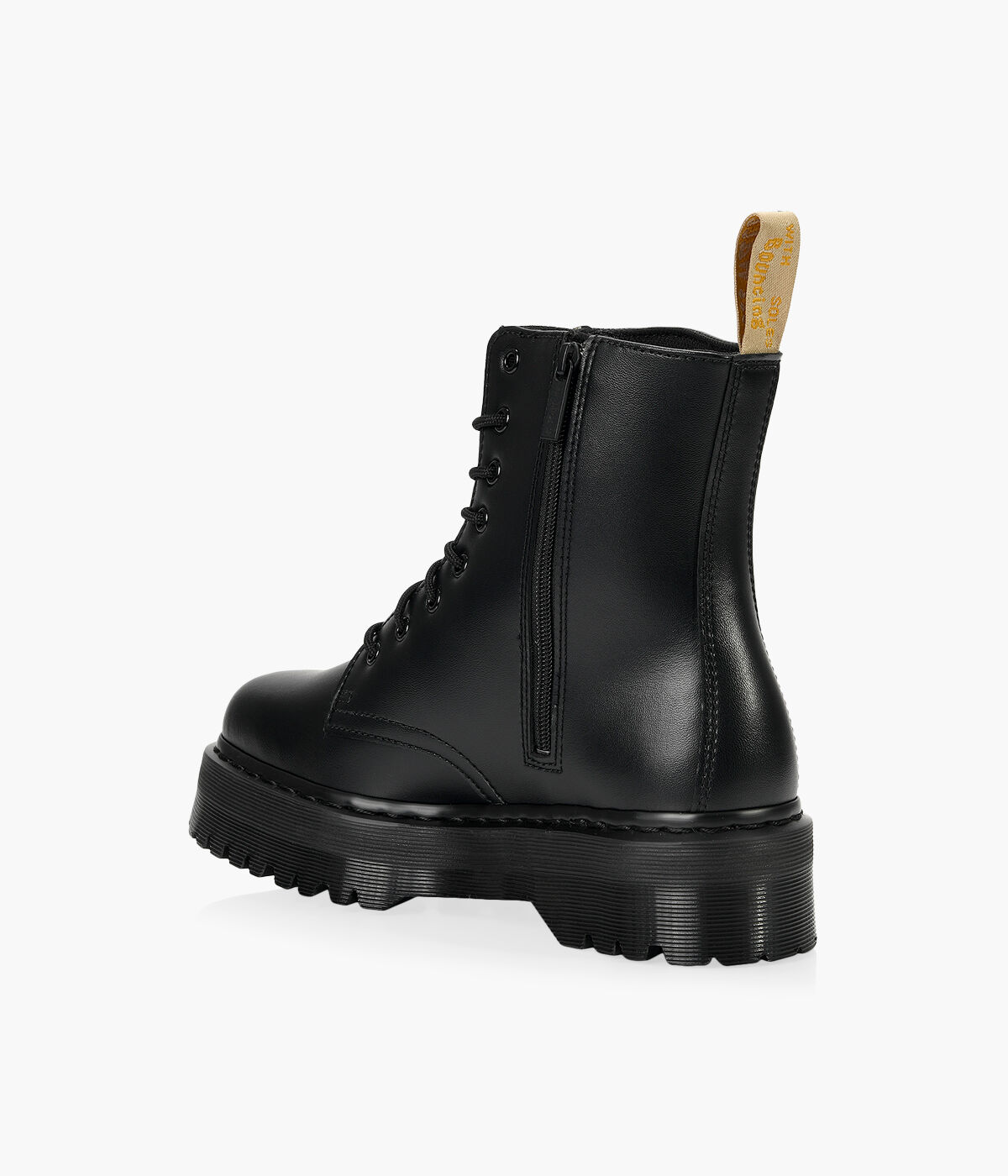 DR. MARTENS VEGAN JADON II MONO PLATFORM BOOTS Black Synthetic