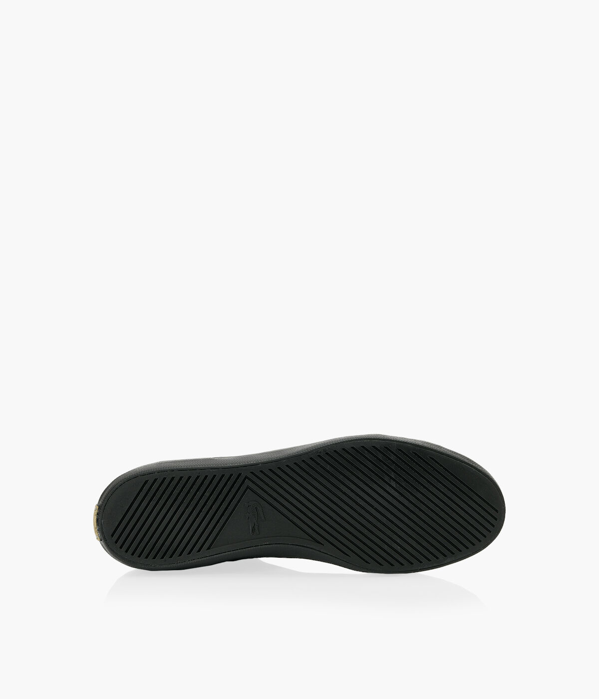 LACOSTE LEROND Black Leather Browns Shoes