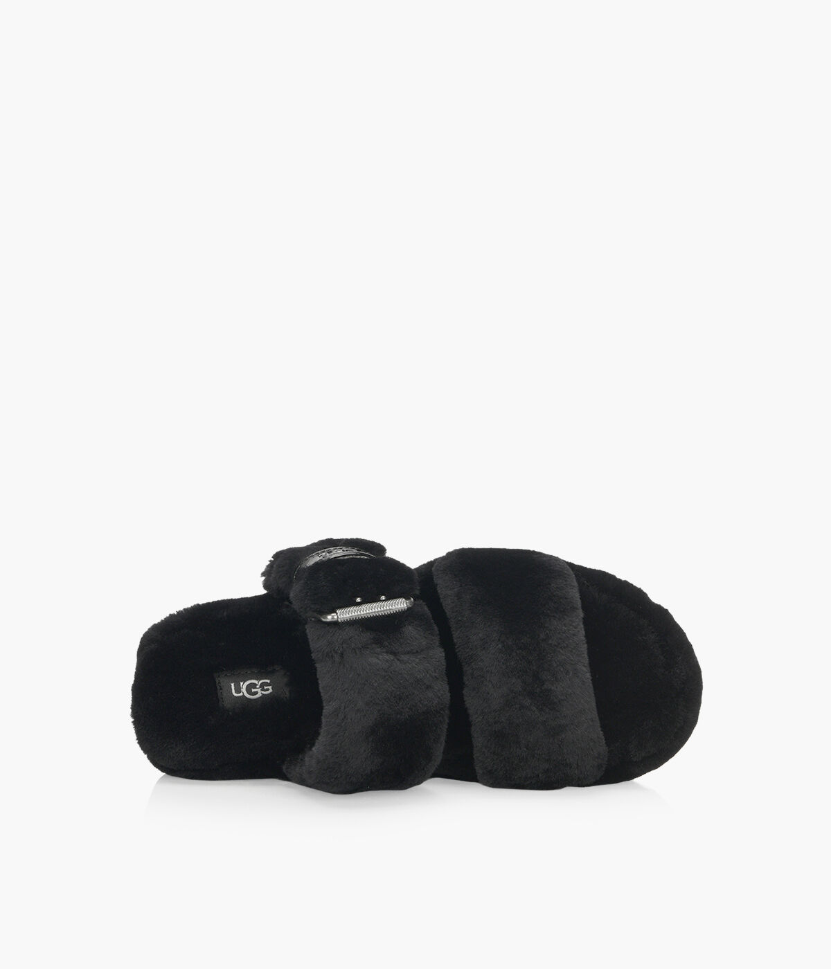 UGG FUZZ YEAH Black Browns Shoes
