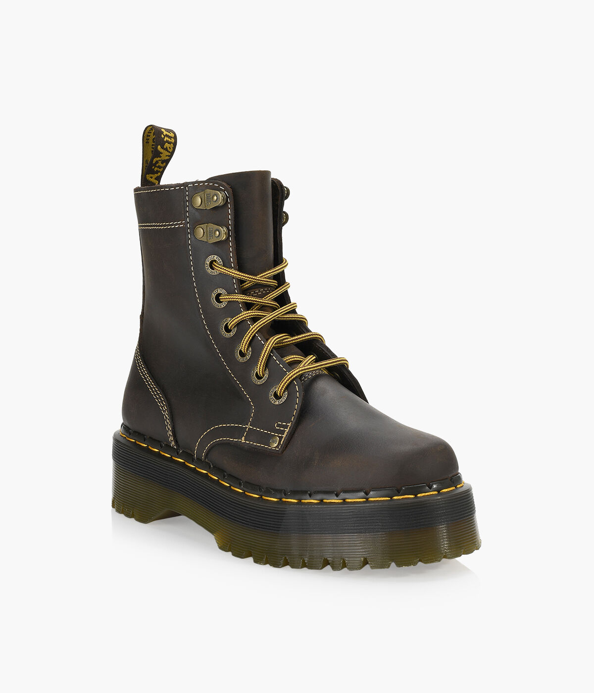 DR. MARTENS JADON Brown Leather Browns Shoes