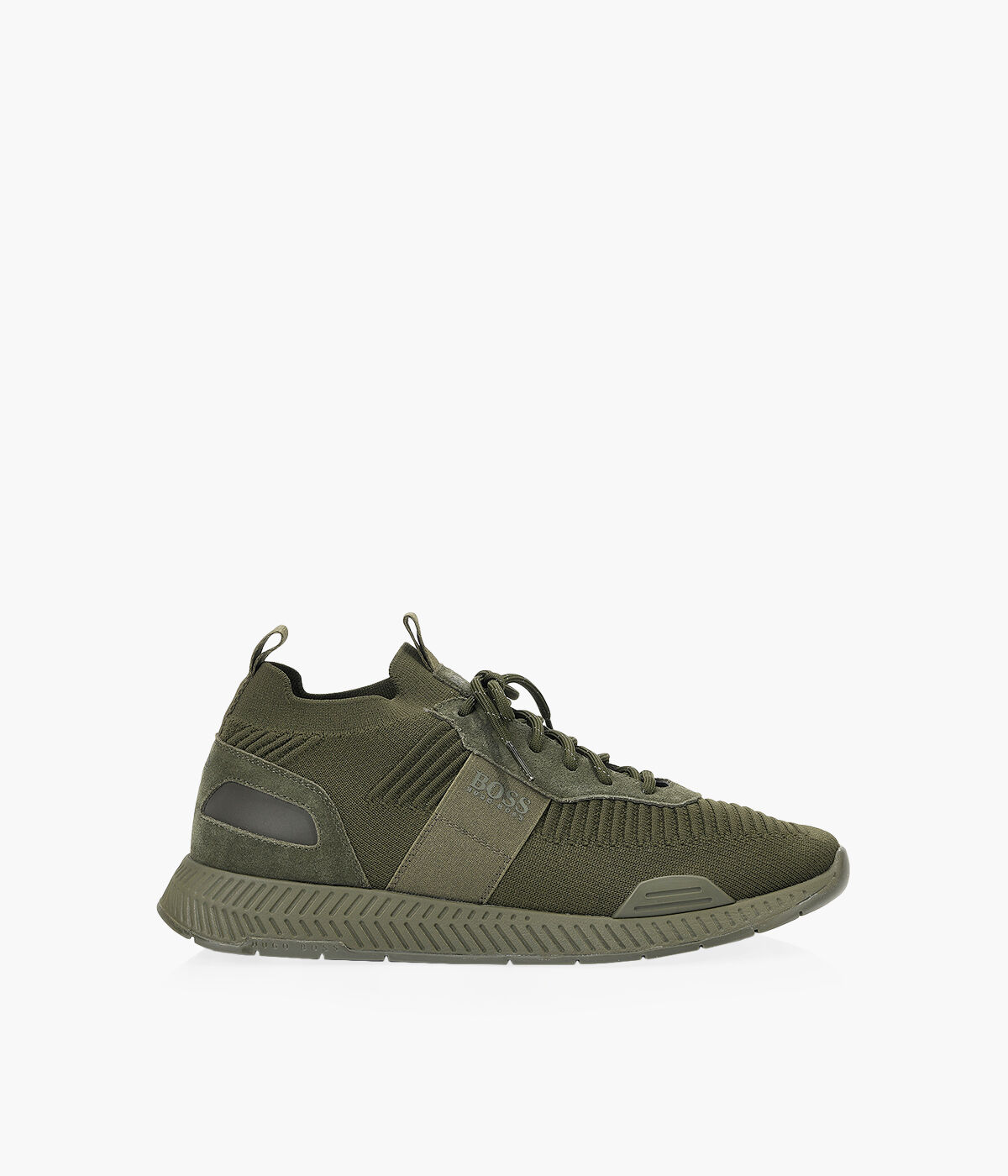BOSS TITANIUM RUNN KNST1 Fabric Browns Shoes