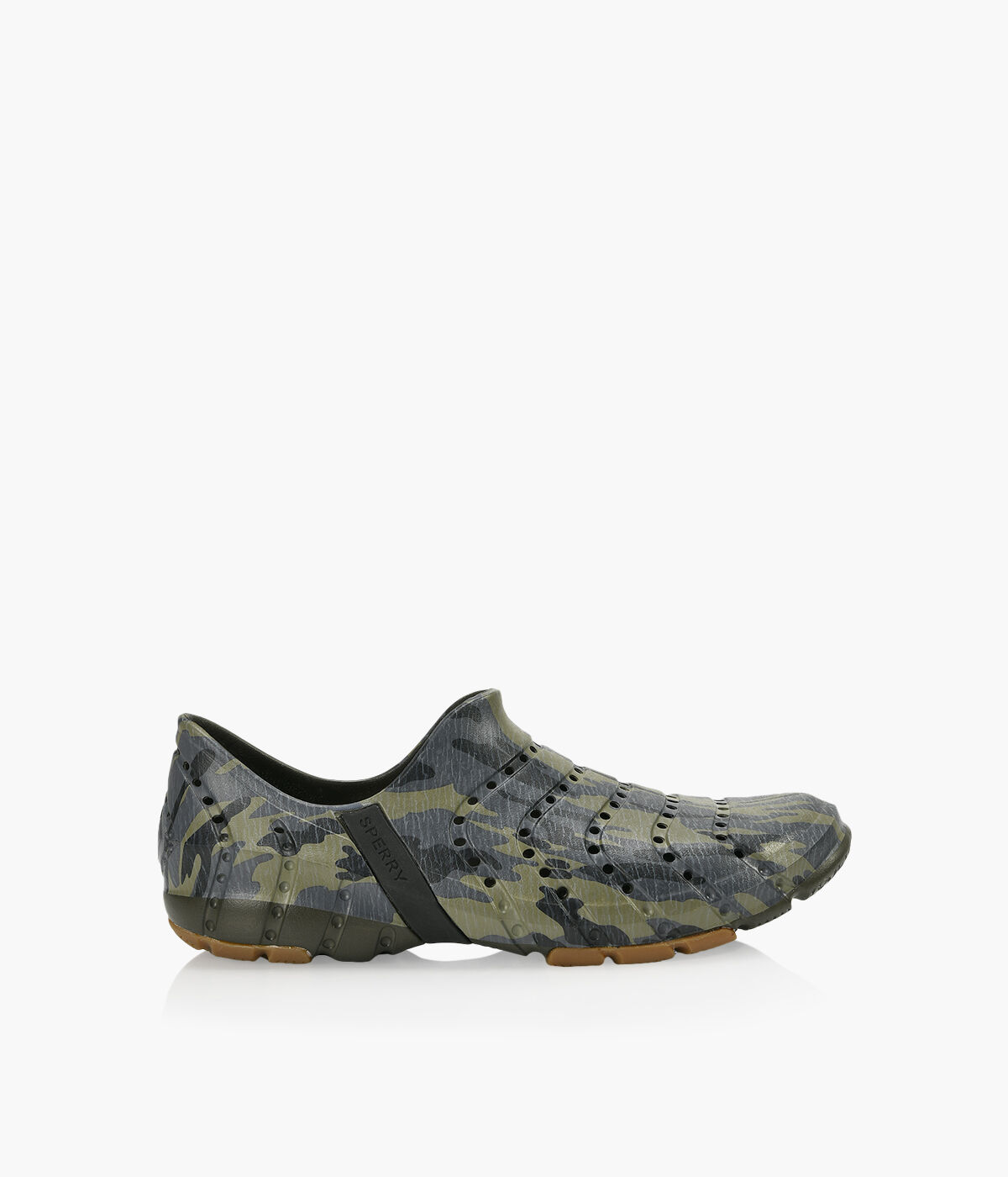 SPERRY WATER STRIDER Green Rubber Browns Shoes