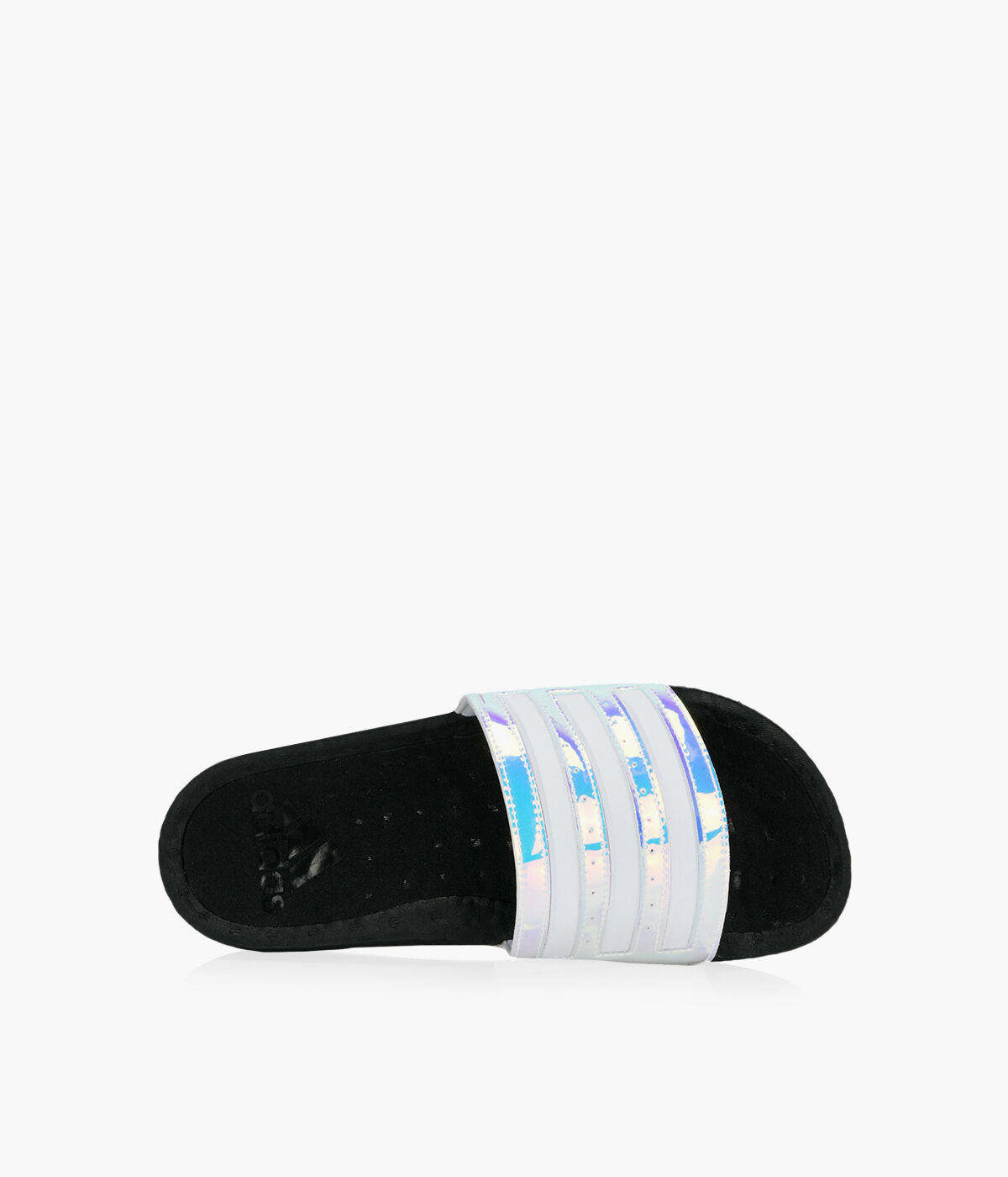 Iridescent new arrivals adidas slides