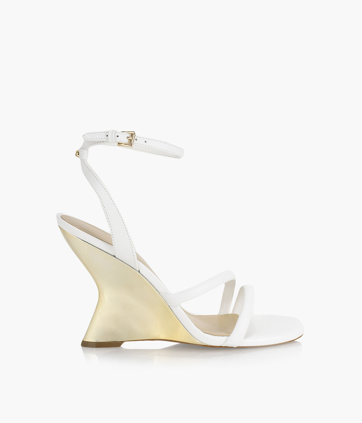 Michael kors white wedge outlet shoes