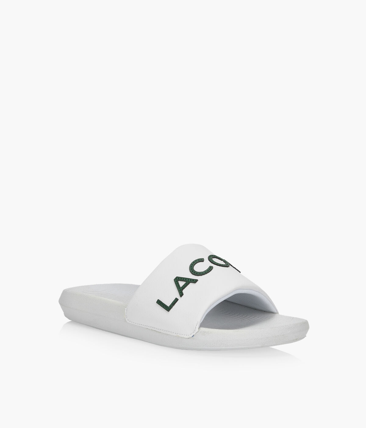 lacoste slides browns
