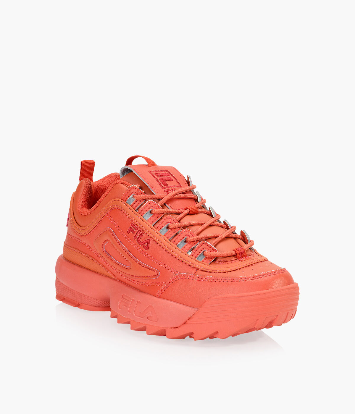 FILA DISRUPTOR 2 PREMIUM Leather Synthetic Browns Shoes