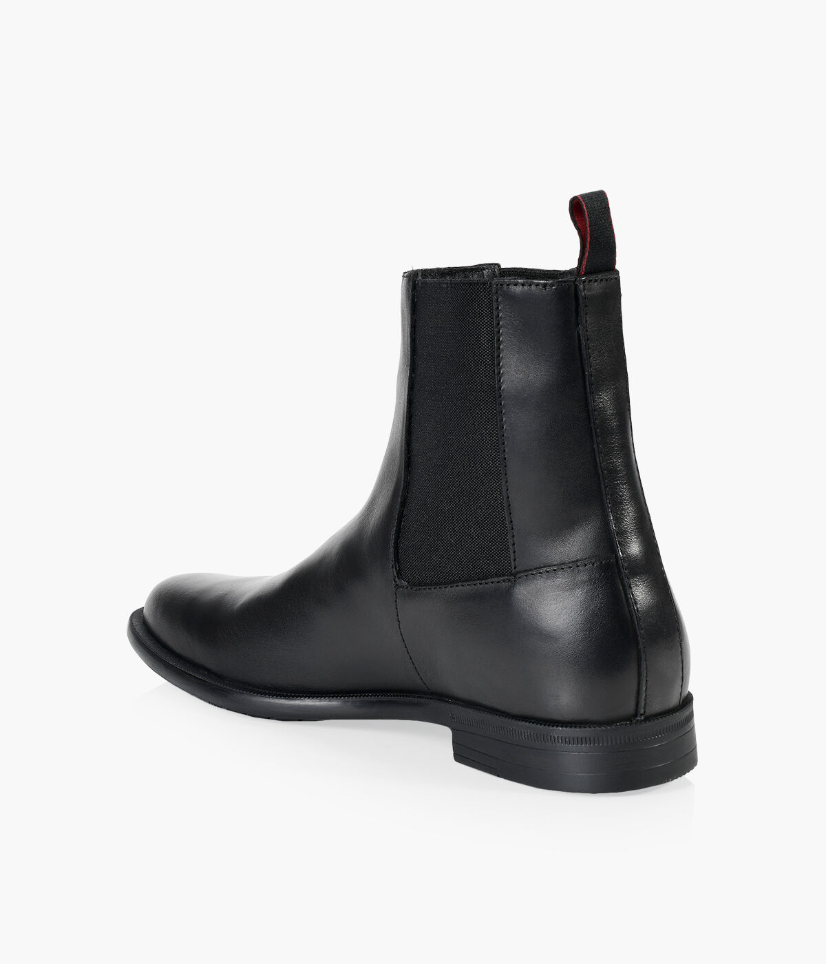 BOSS KYRON CHELSEA Black Leather Browns Shoes
