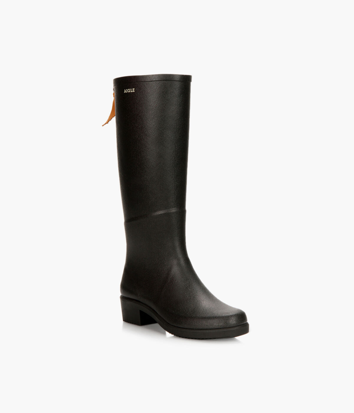 AIGLE MISS JULIETTE A Black Rubber Browns Shoes
