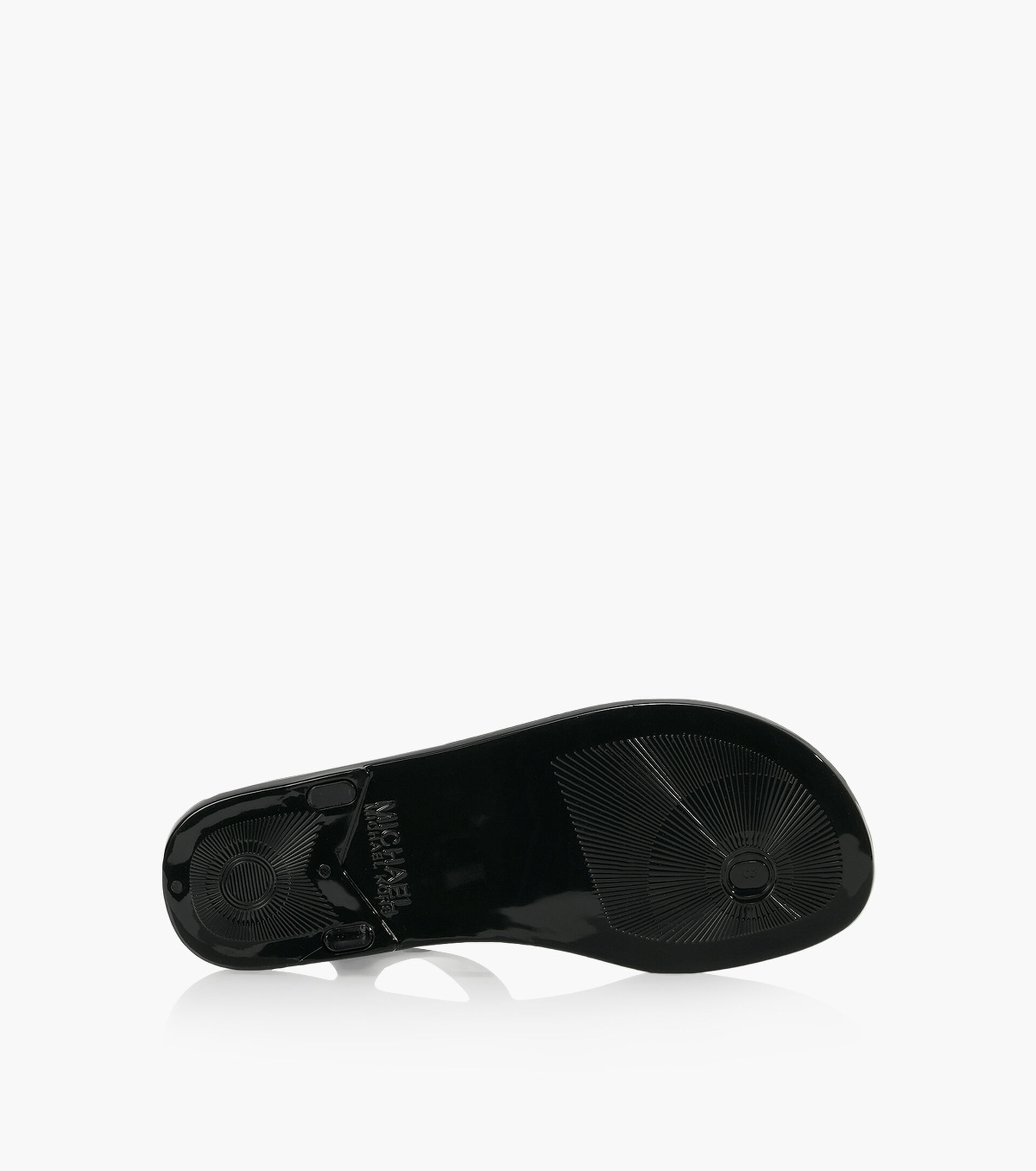 MK Plate Thong Black - BLVD Shoes