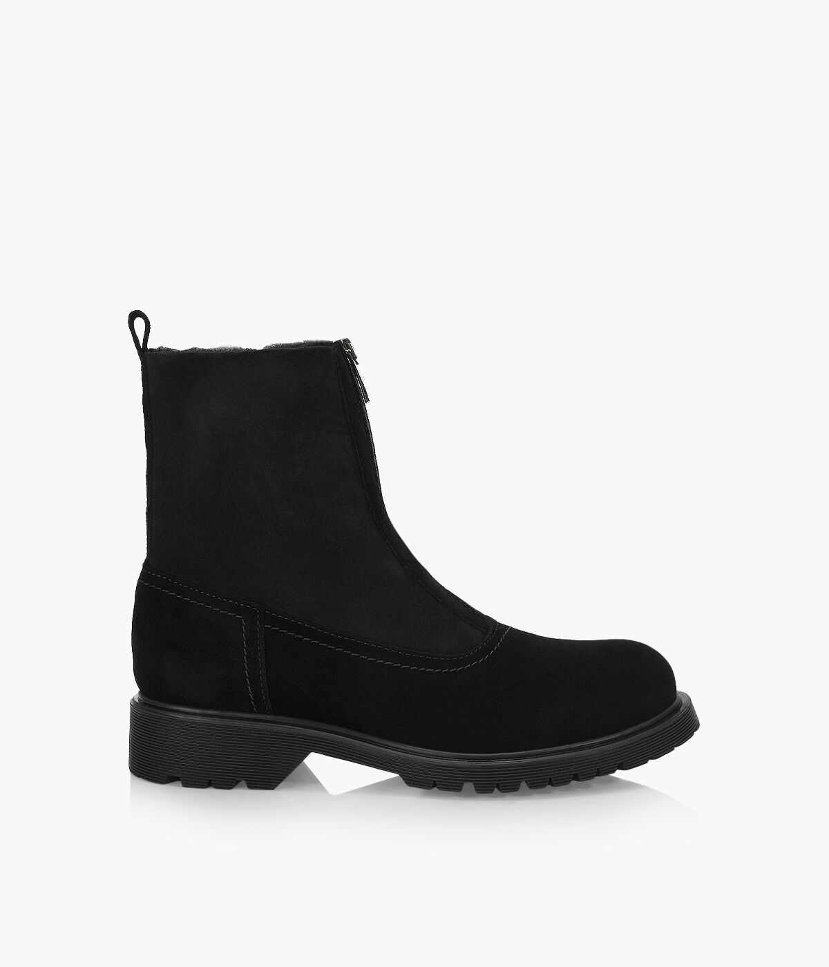 LA CANADIENNE HAILEY Black Suede Browns Shoes