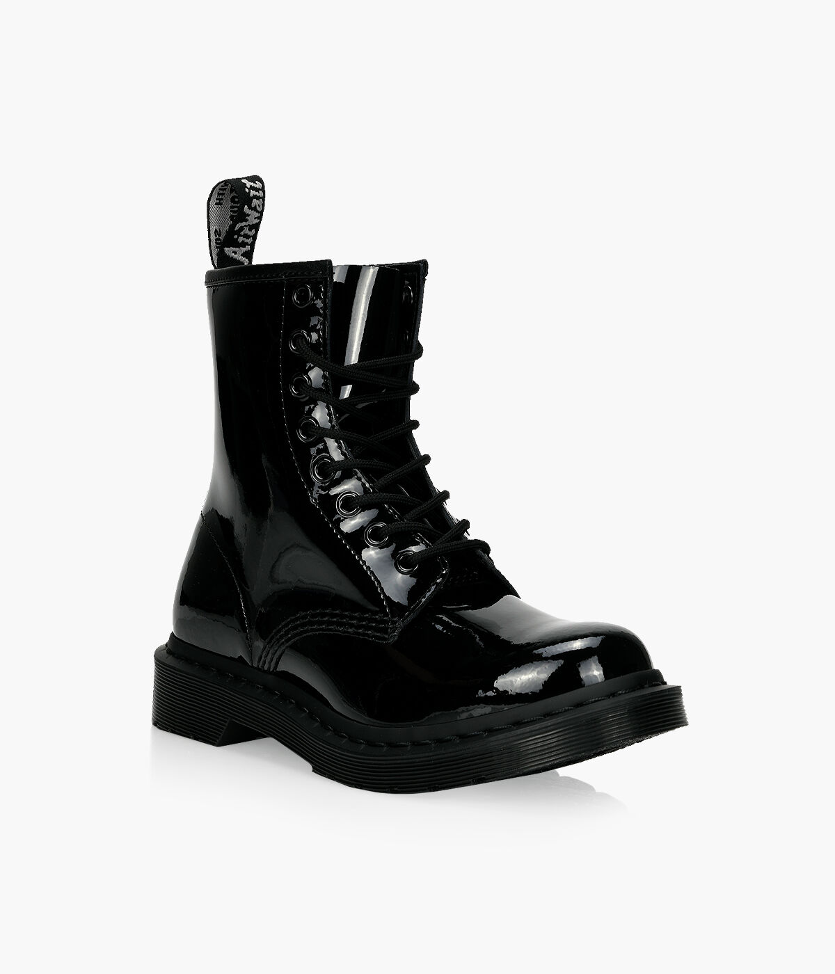 DR. MARTENS MONO 1460 PATENT LACEUP Black Patent Leather
