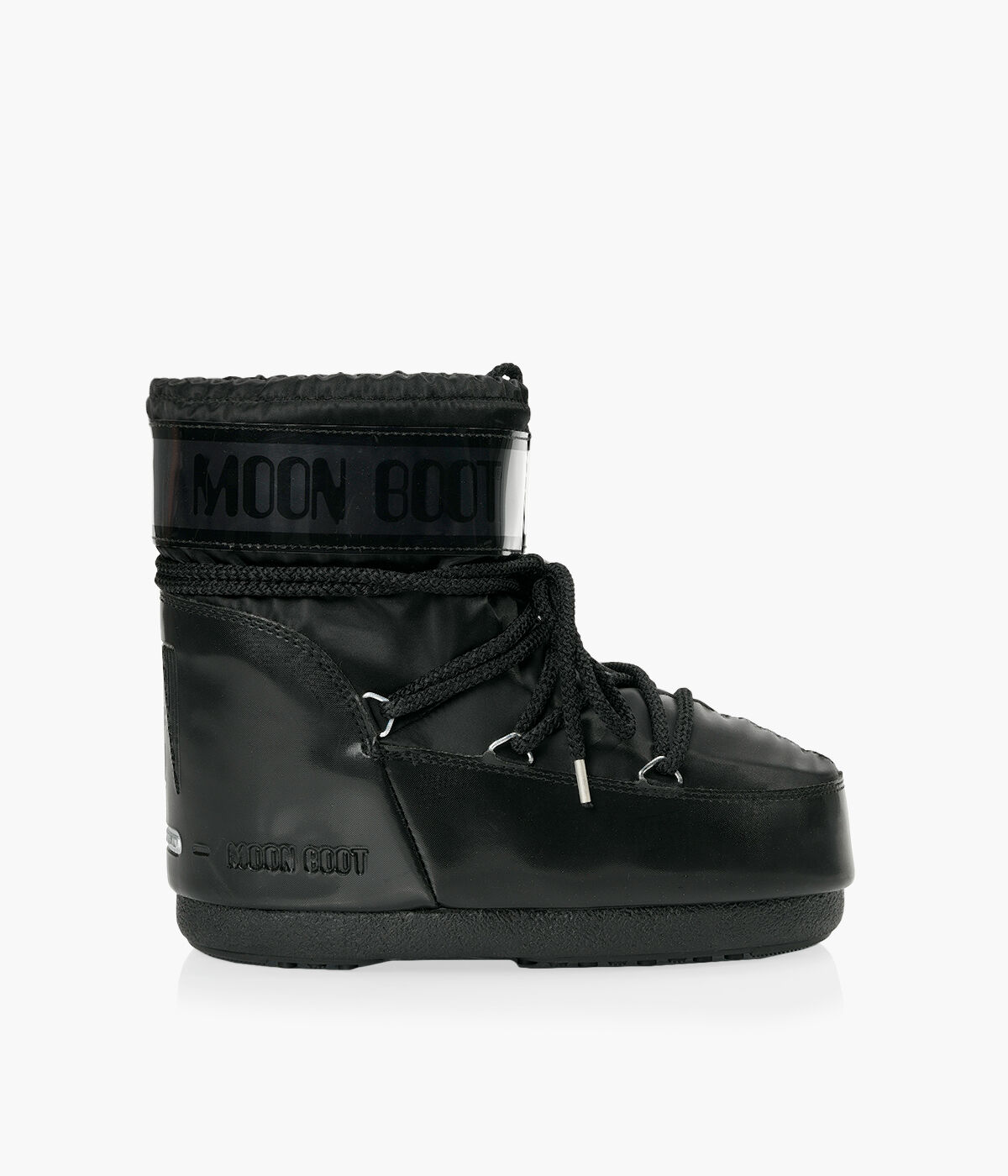 moon boot black low