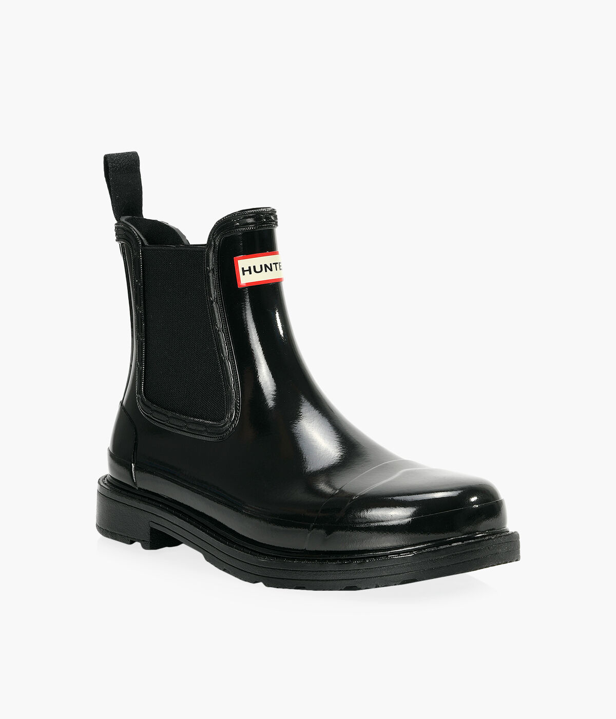 Hunter black gloss chelsea hot sale boots