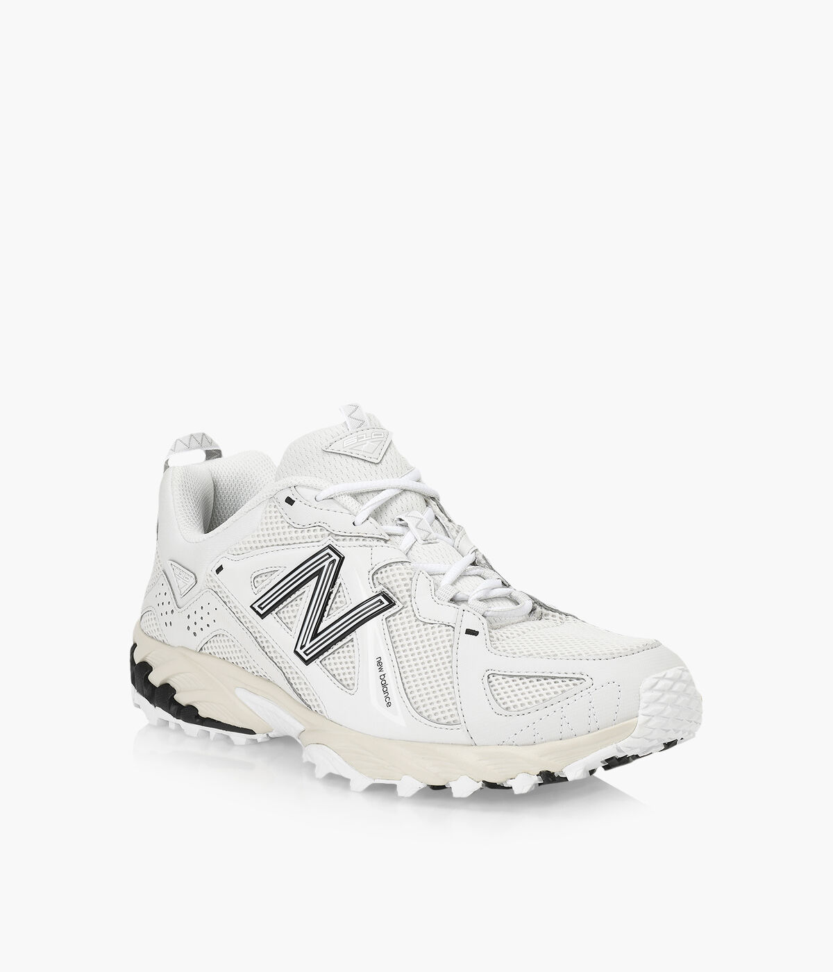 NEW BALANCE 610T Cuir Et Tissu Blanc Browns Shoes