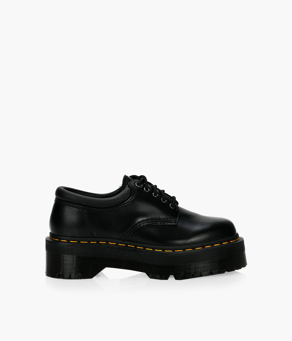 DR. MARTENS 8053 QUAD Black Leather Browns Shoes