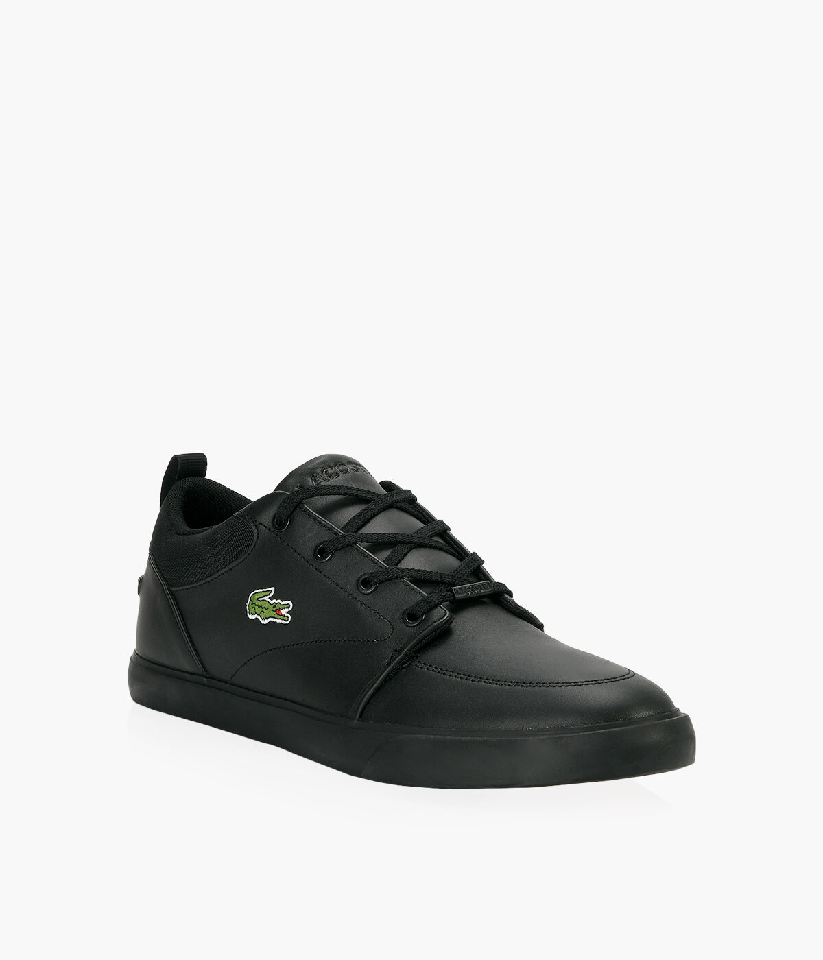 LACOSTE BAYLISS Black Leather Browns Shoes