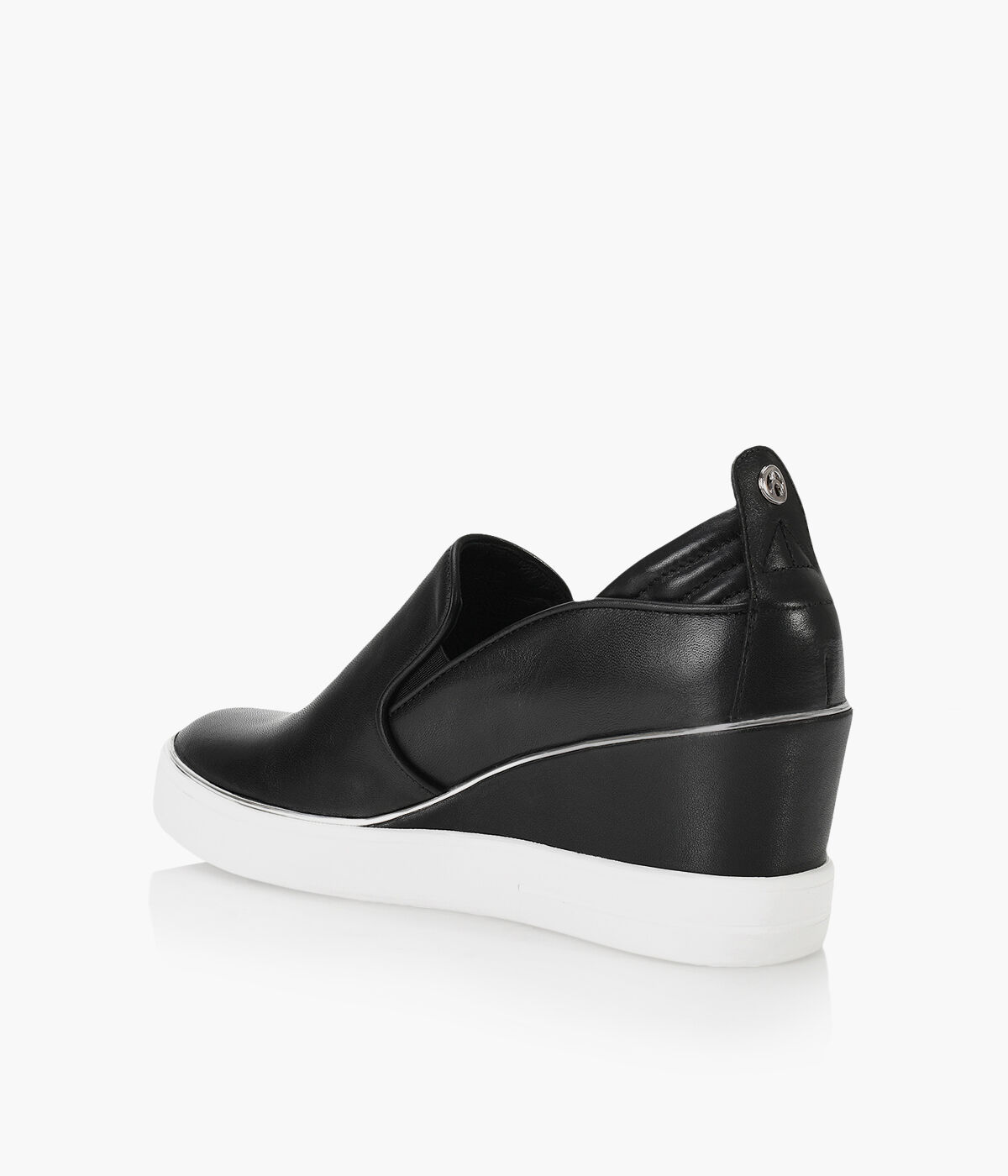 Prada Sport Leather Wedge Sneakers - Black Sneakers, Shoes - PRA245873 |  The RealReal