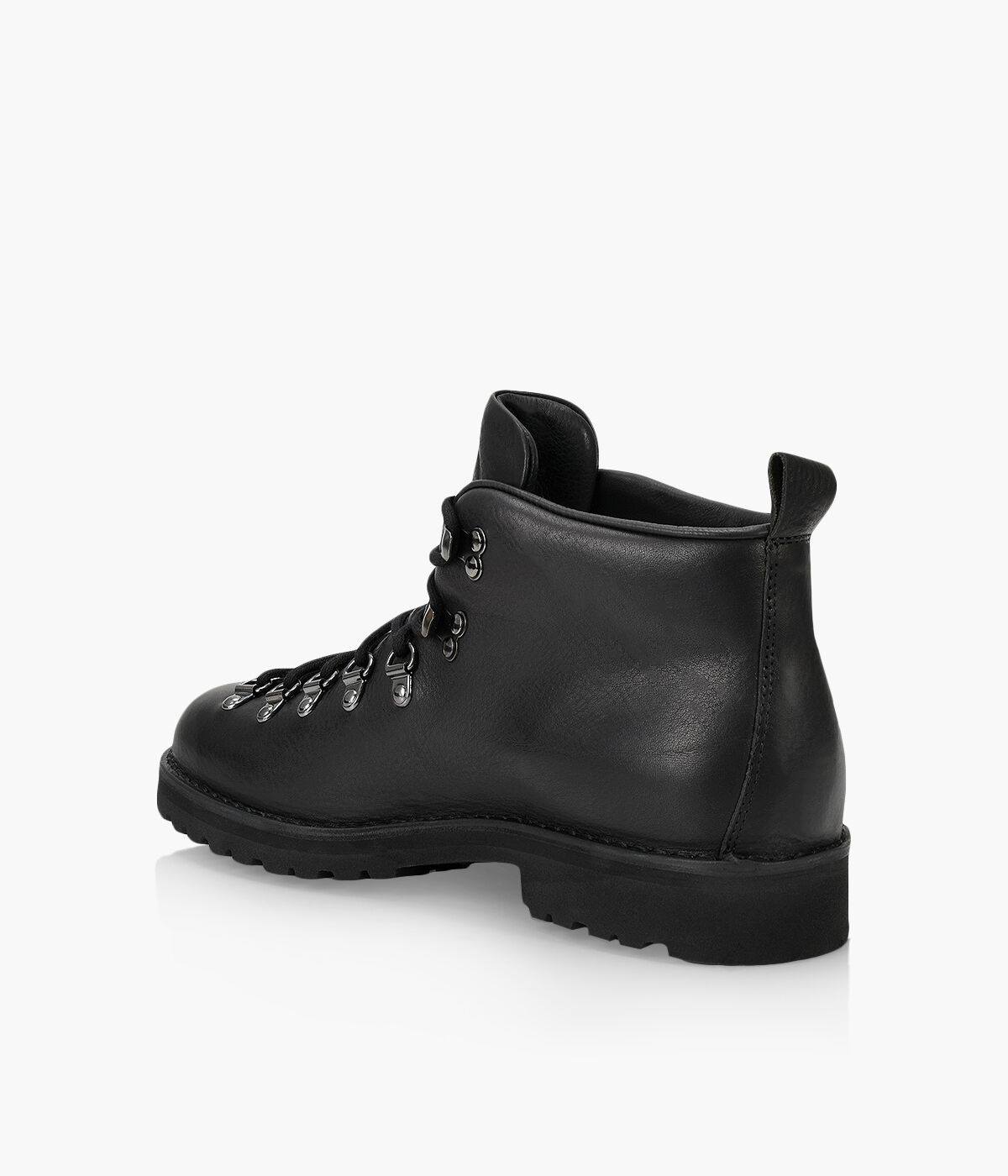 FRACAP M120 ROE Black Leather Browns Shoes